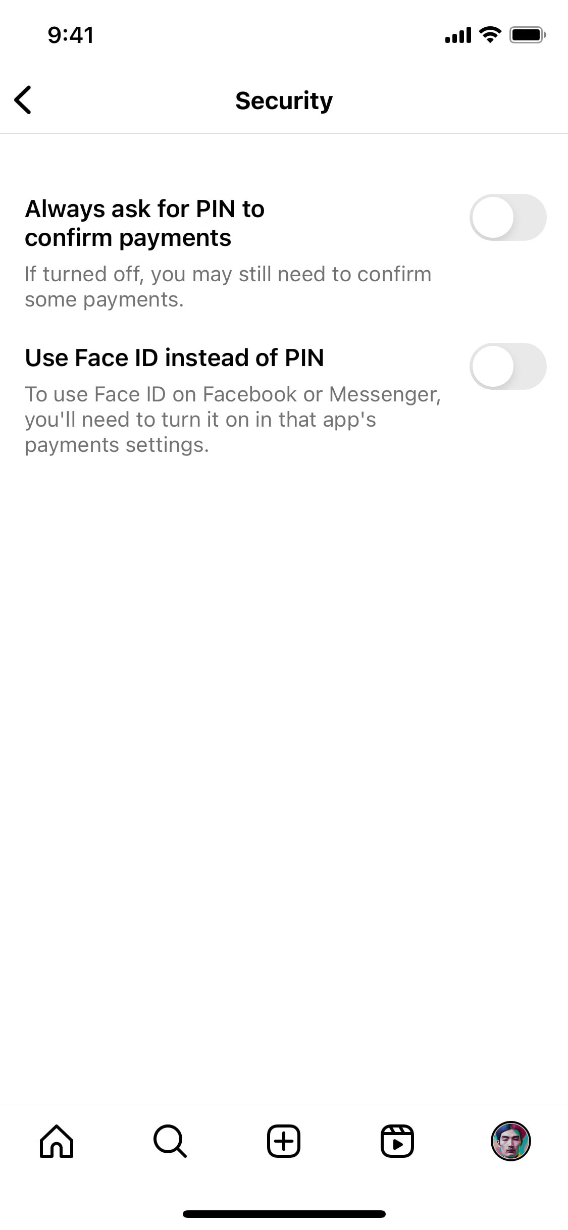 Instagram iOS screen 104