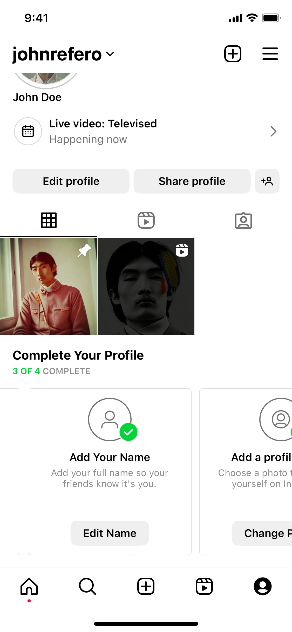 Instagram iOS screen 113