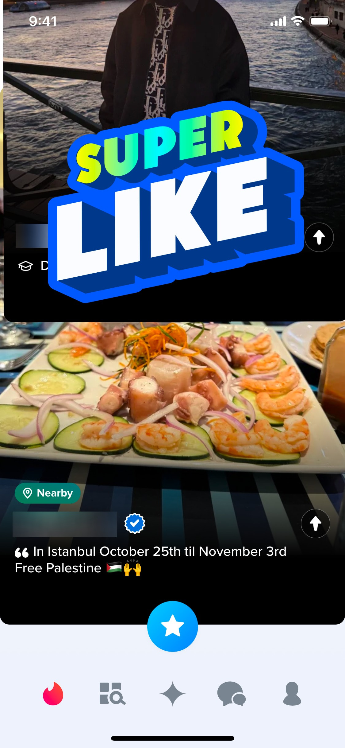 Tinder iOS screen 243