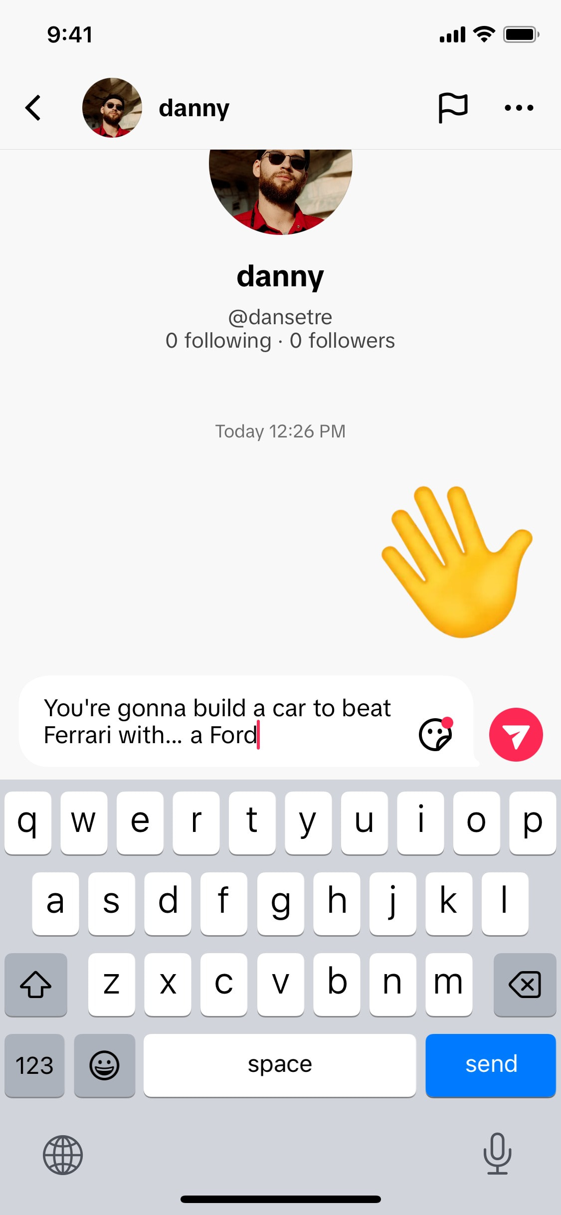 TikTok iOS screen 860
