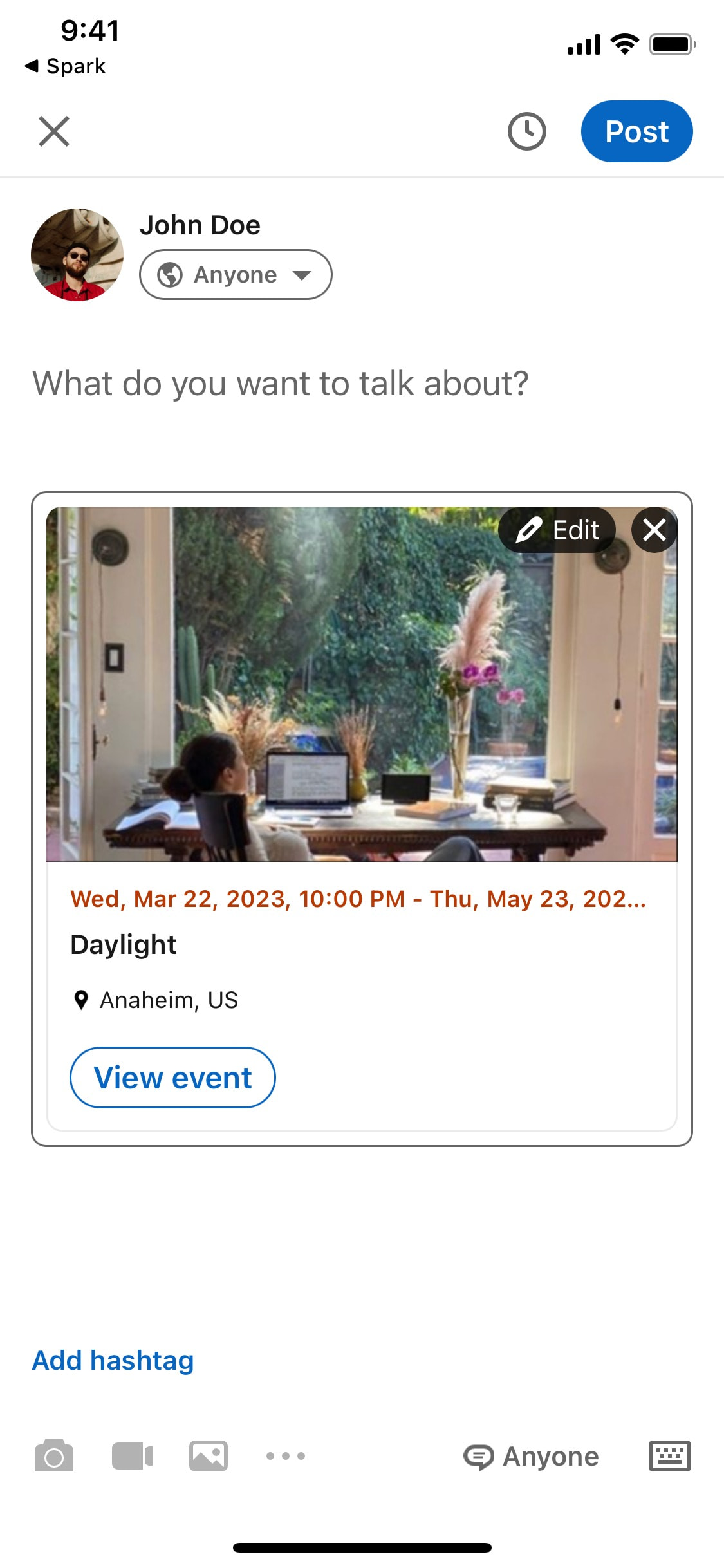 LinkedIn iOS screen 168