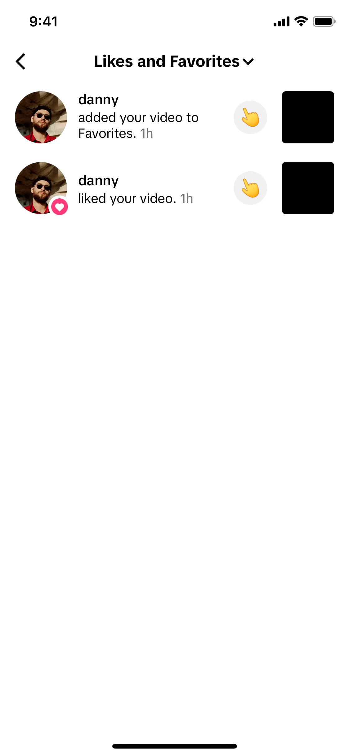 TikTok iOS screen 619