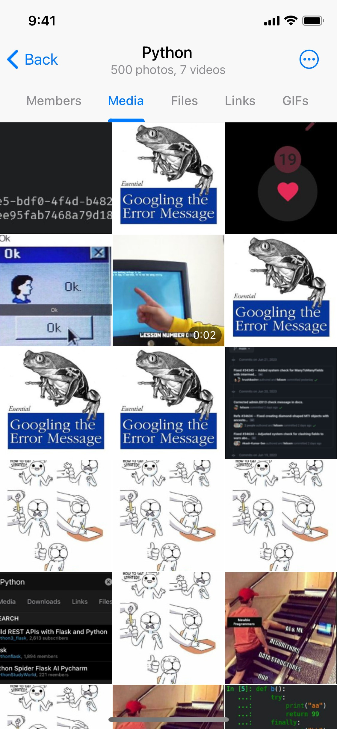Telegram iOS screen 882