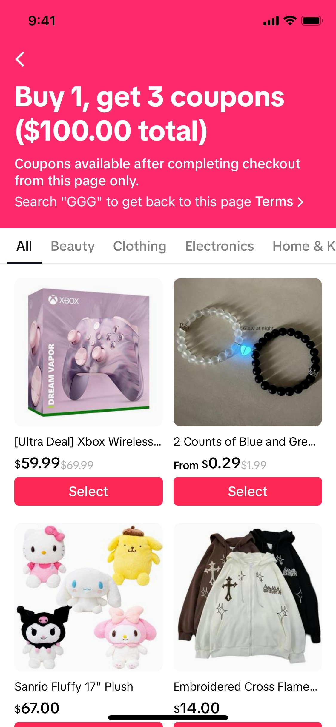 TikTok iOS screen 742