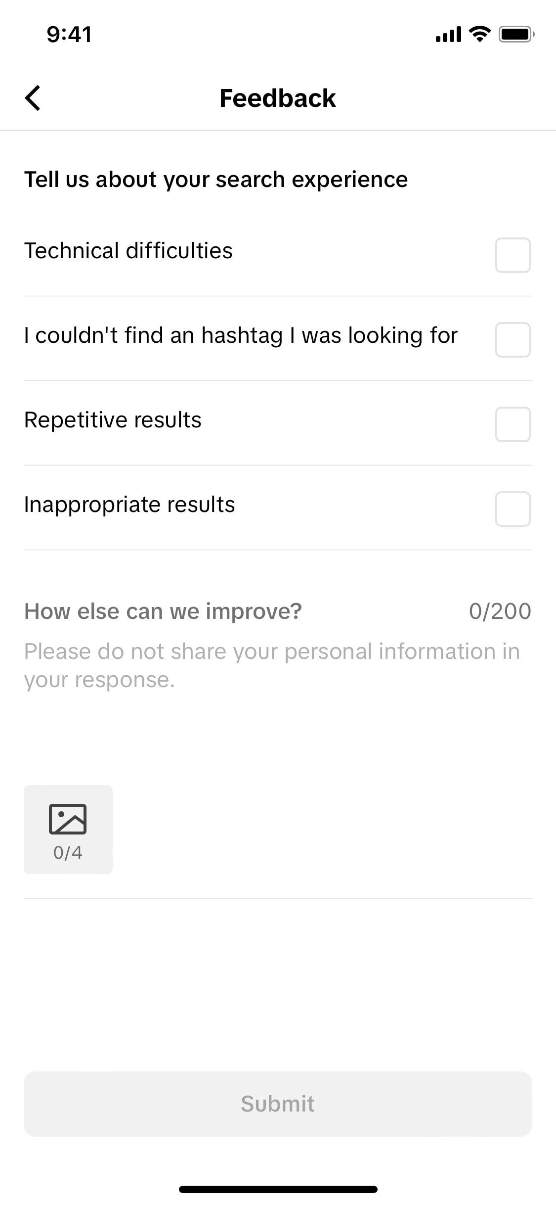 TikTok iOS screen 279