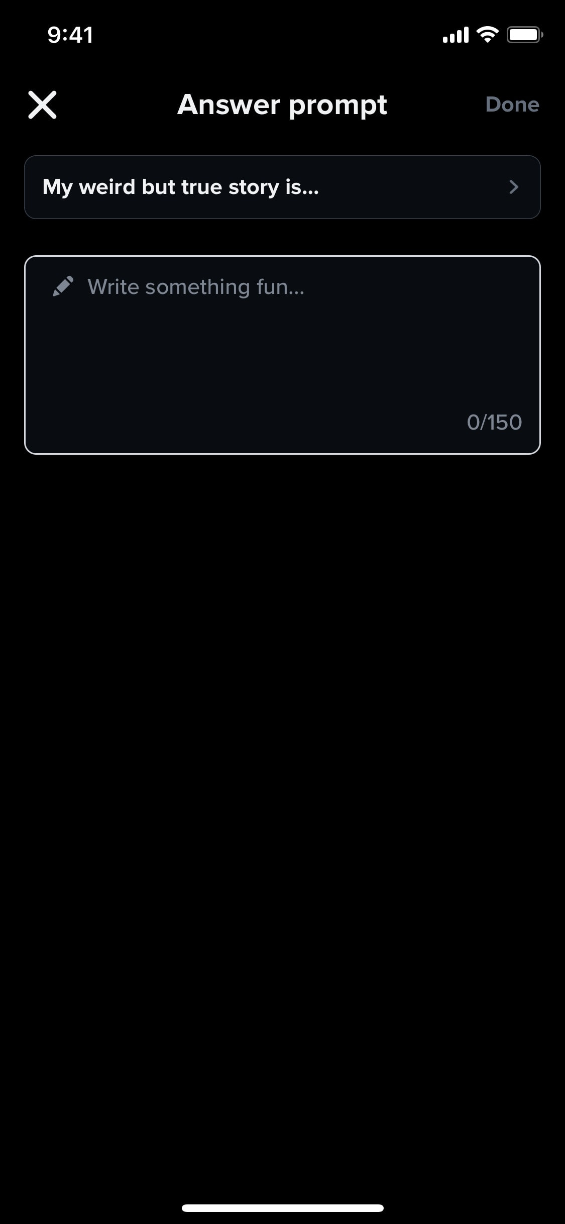 Tinder iOS screen 55