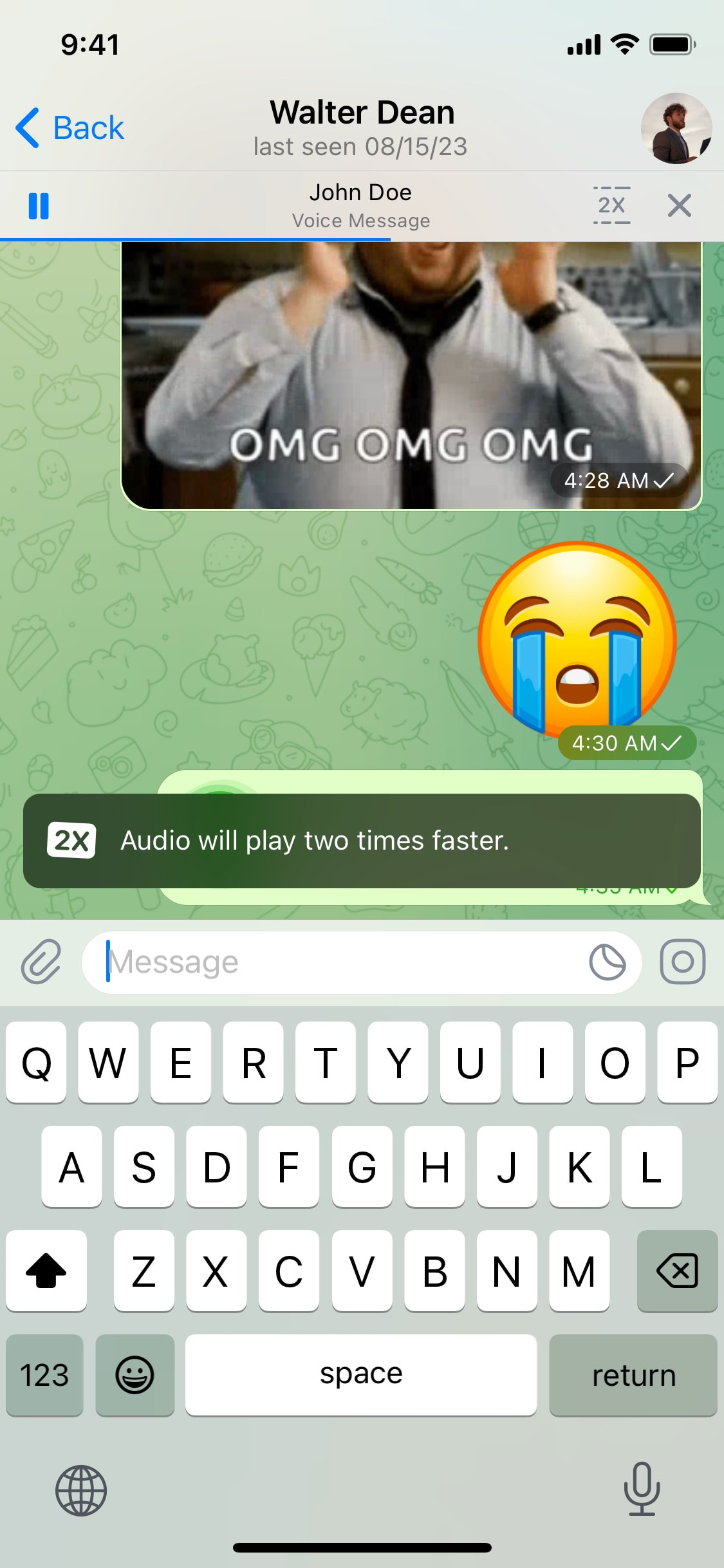 Telegram iOS screen 253