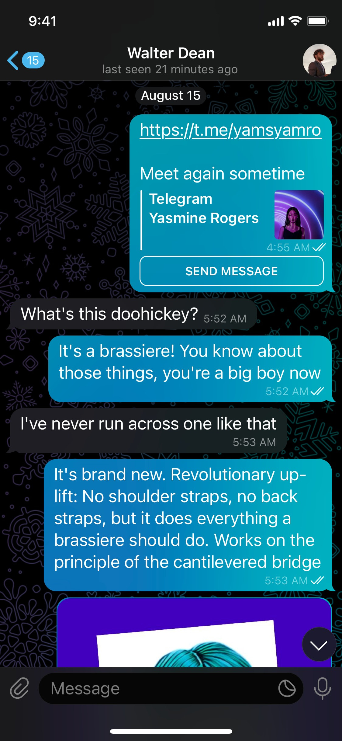 Telegram iOS screen 270