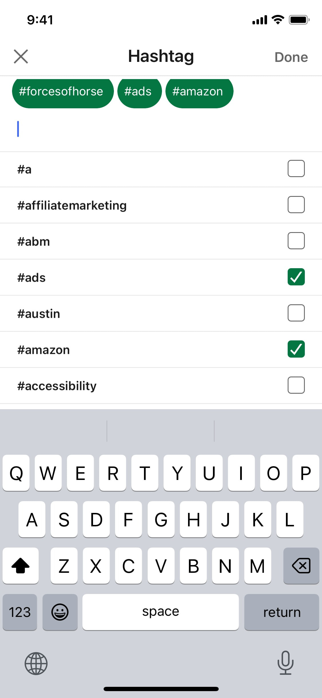 LinkedIn iOS screen 167