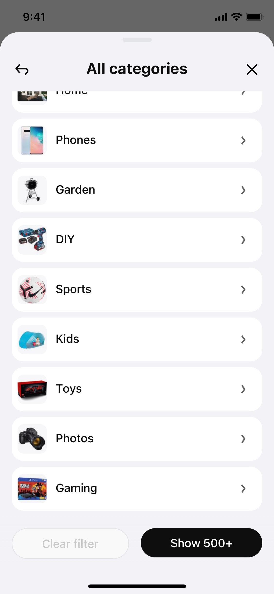 Klarna iOS screen 36