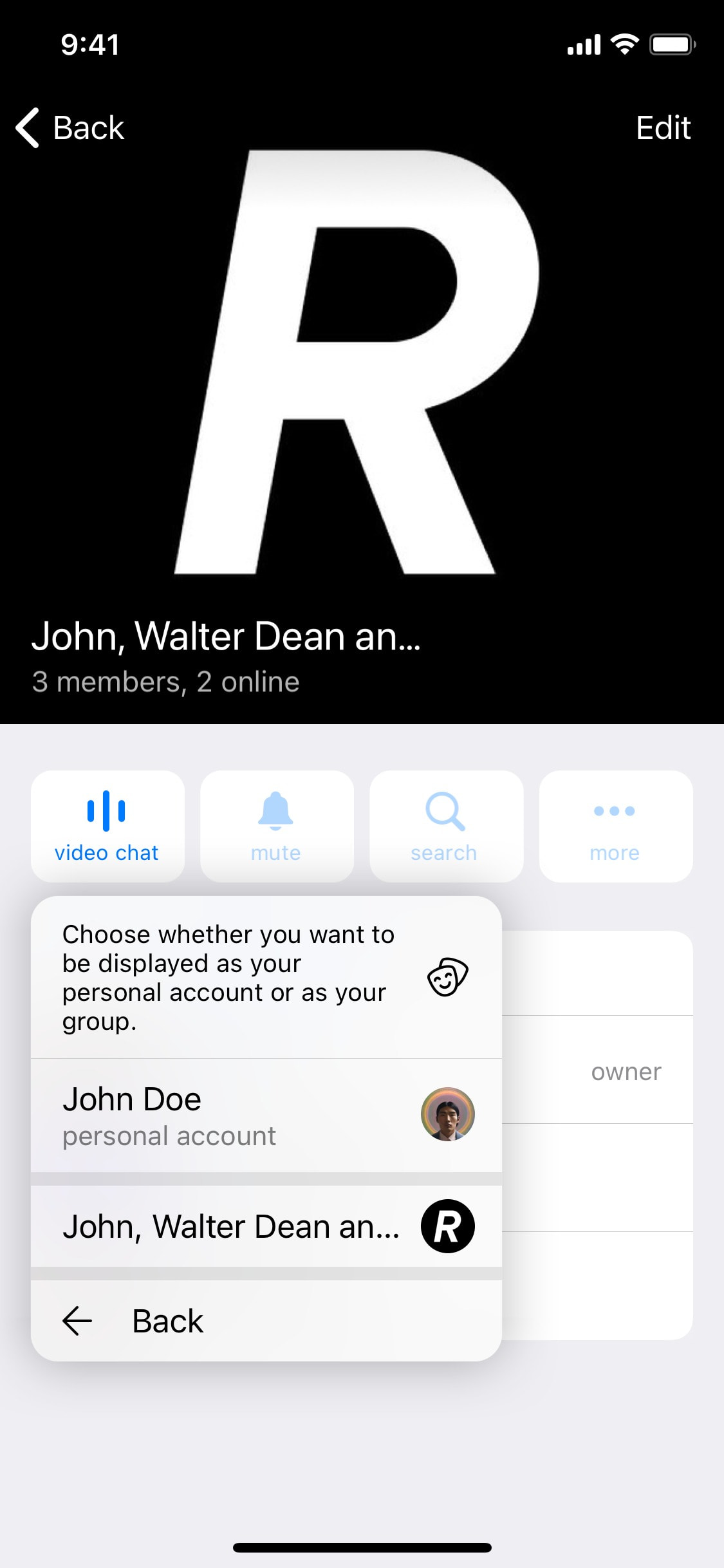 Telegram iOS screen 533
