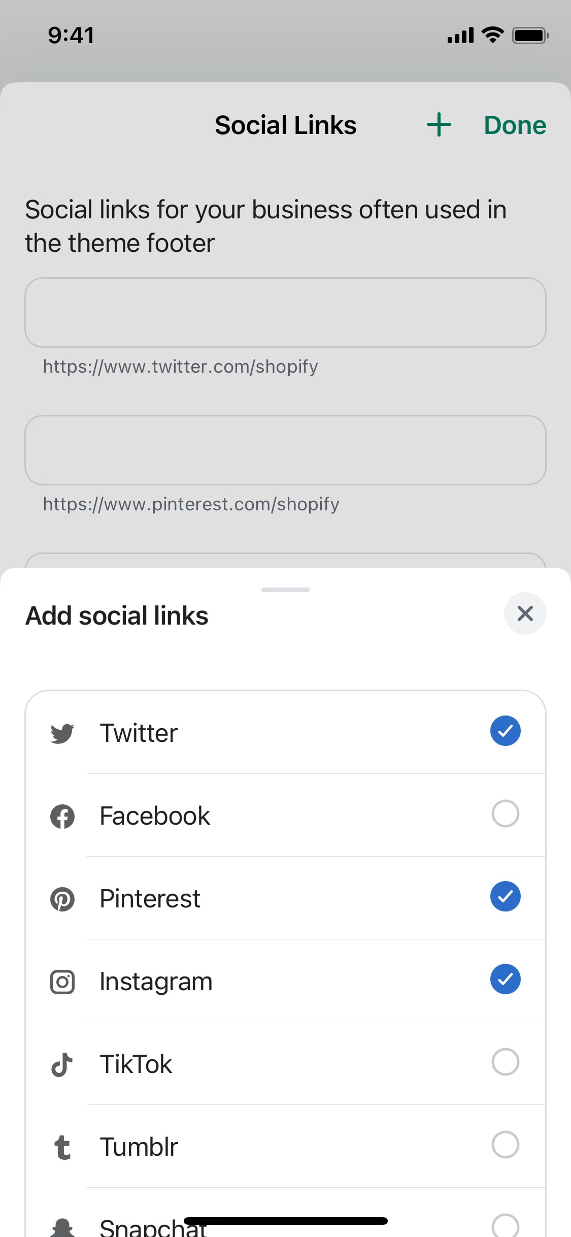 Shopify iOS screen 474