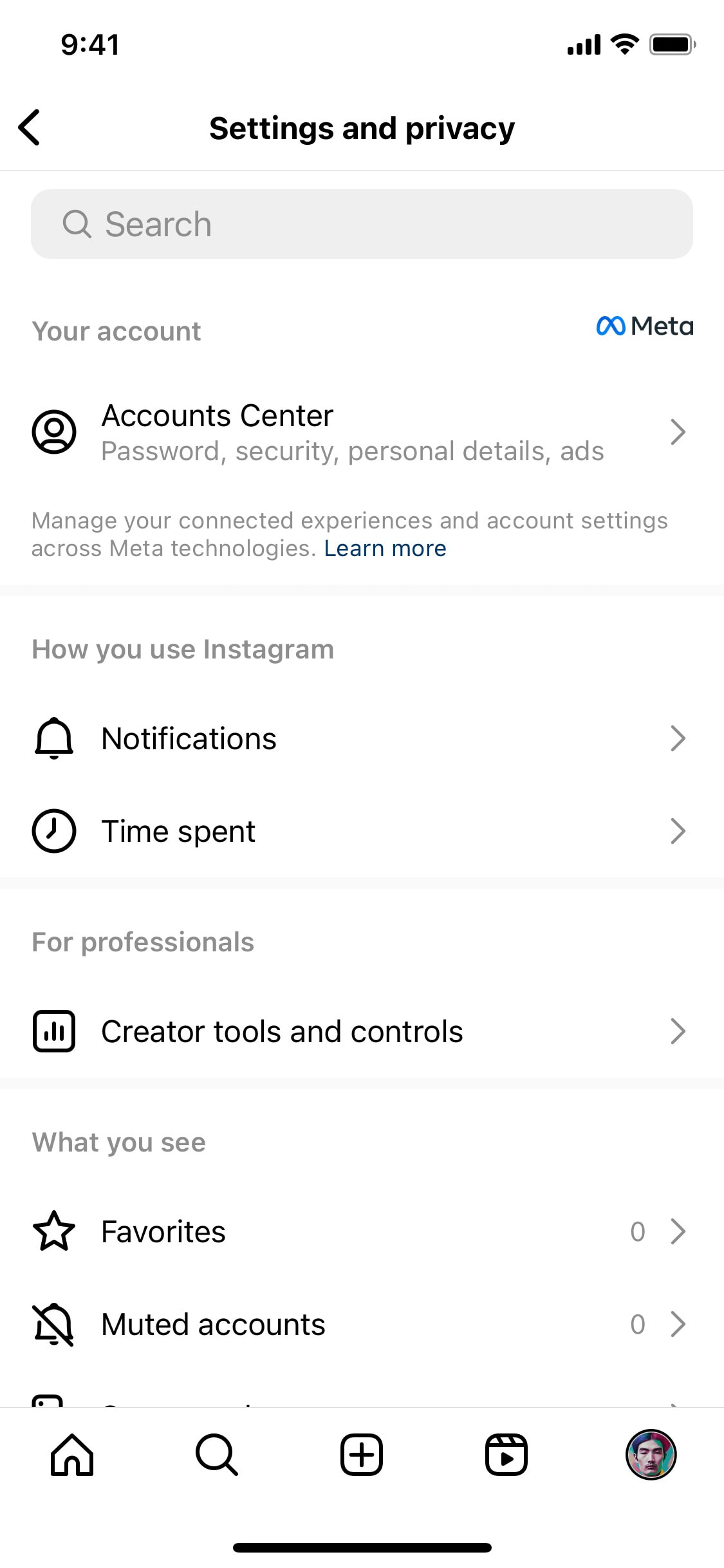 Instagram iOS screen 944