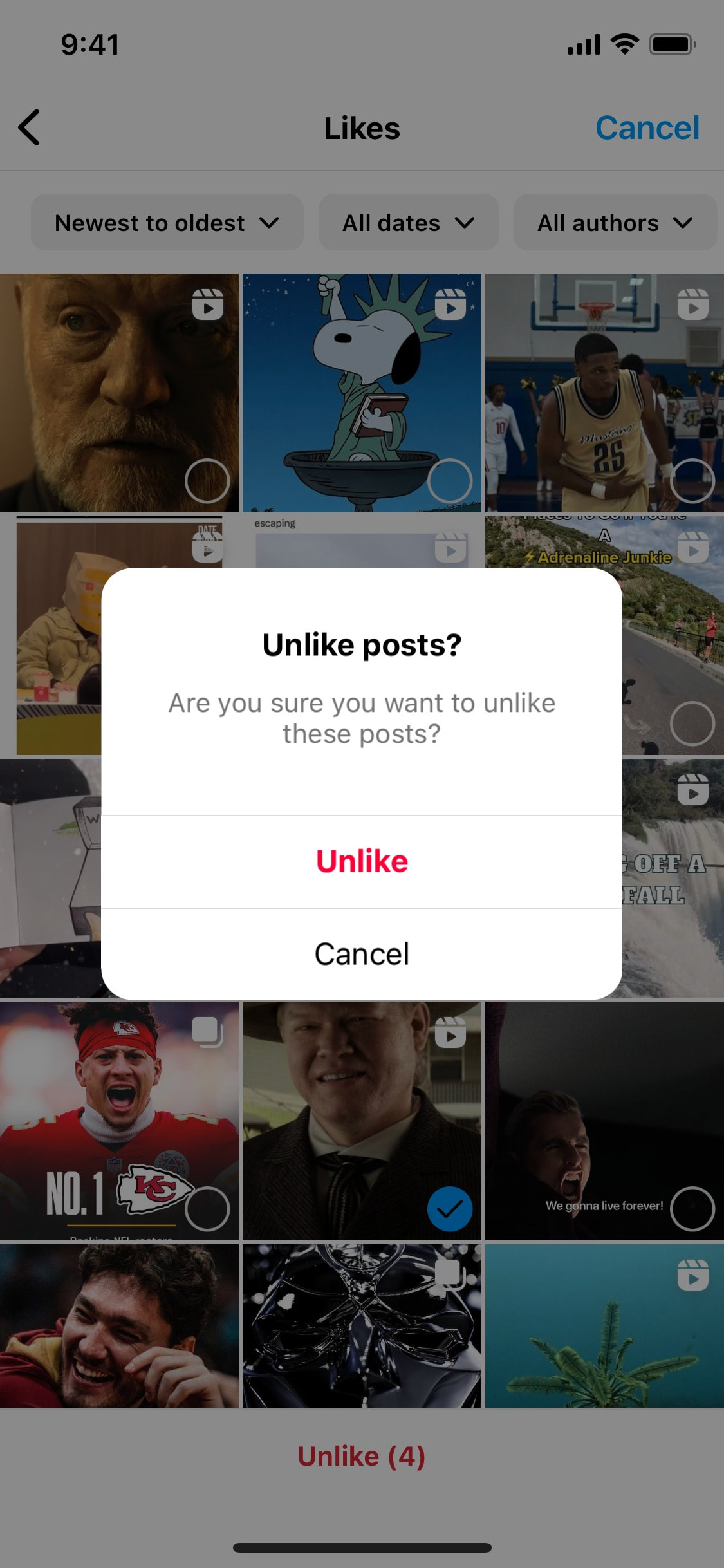 Instagram iOS screen 802