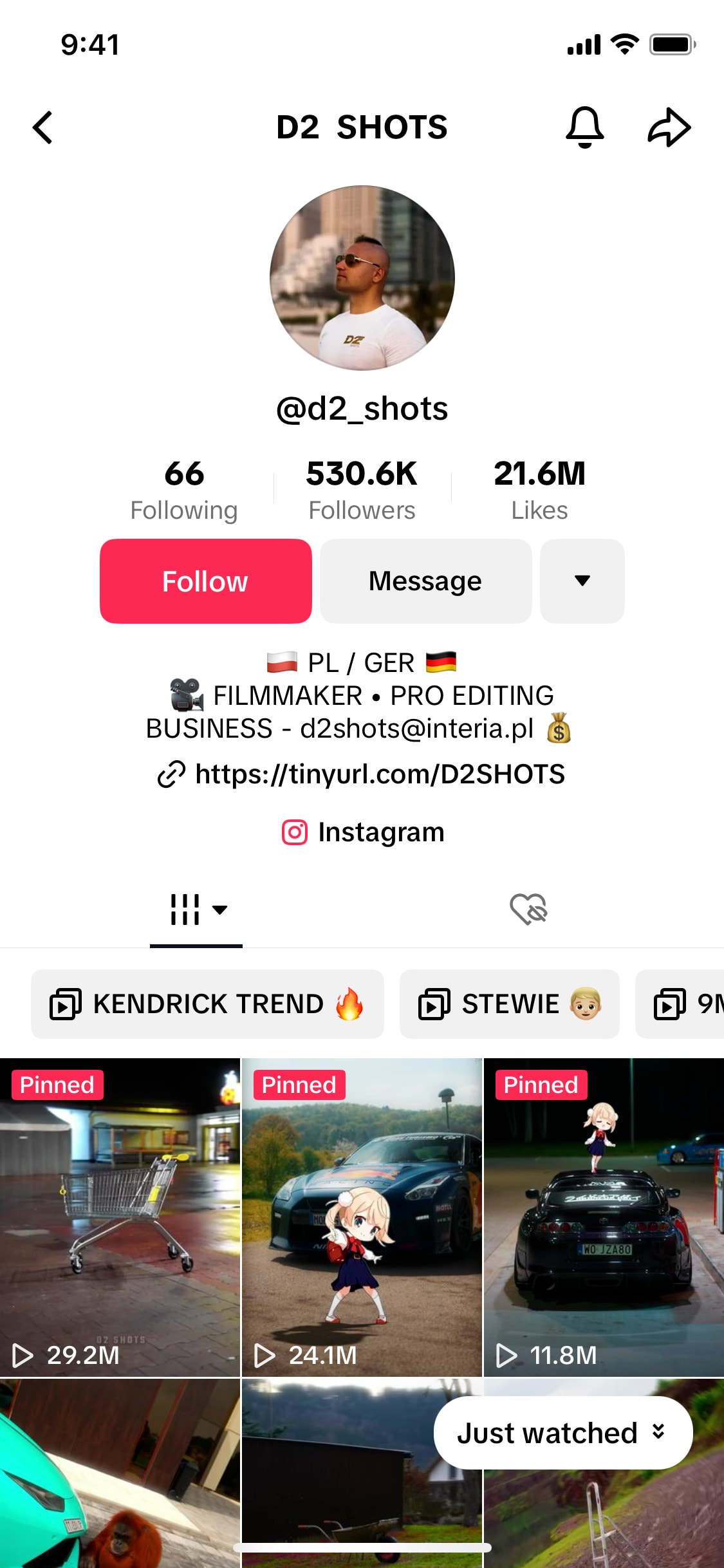 TikTok iOS screen 355