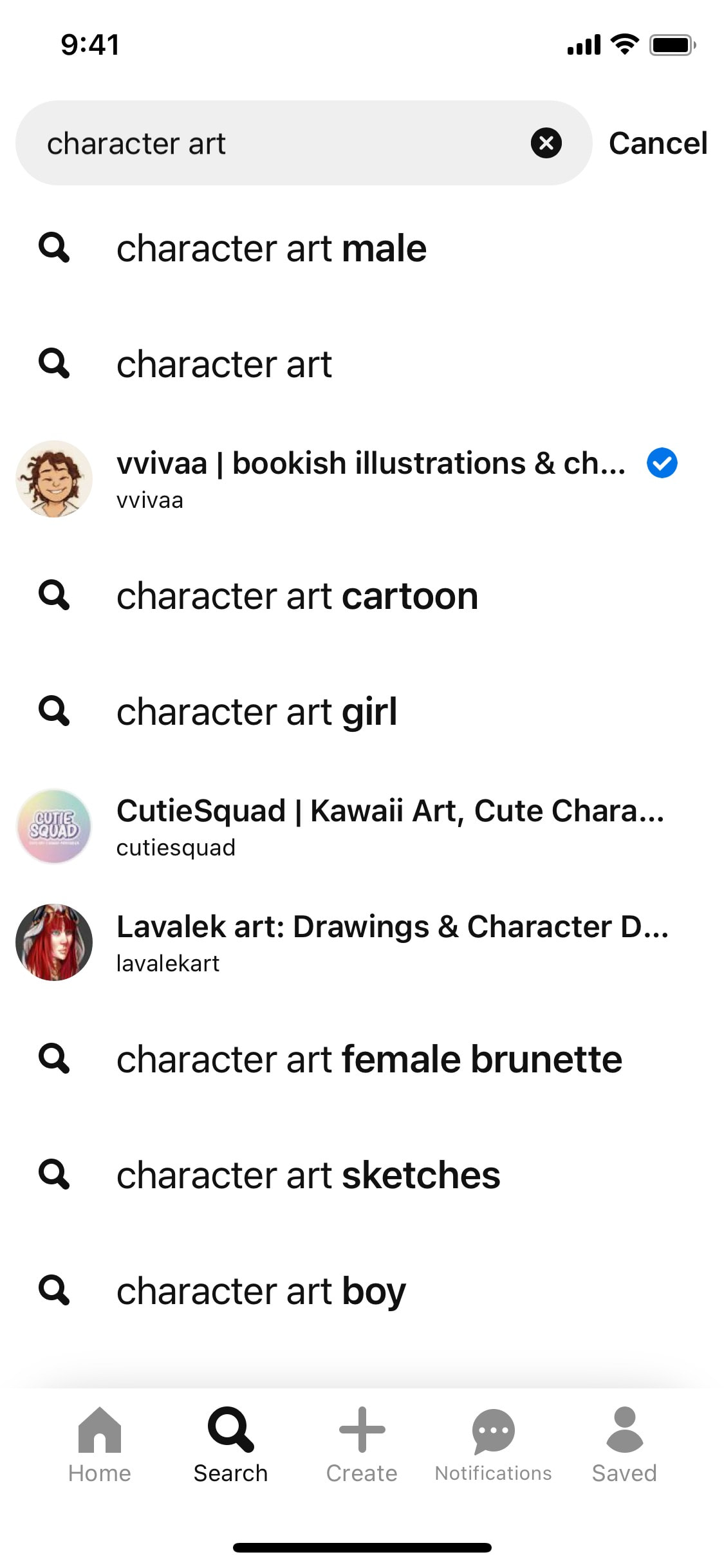 Pinterest iOS screen 22