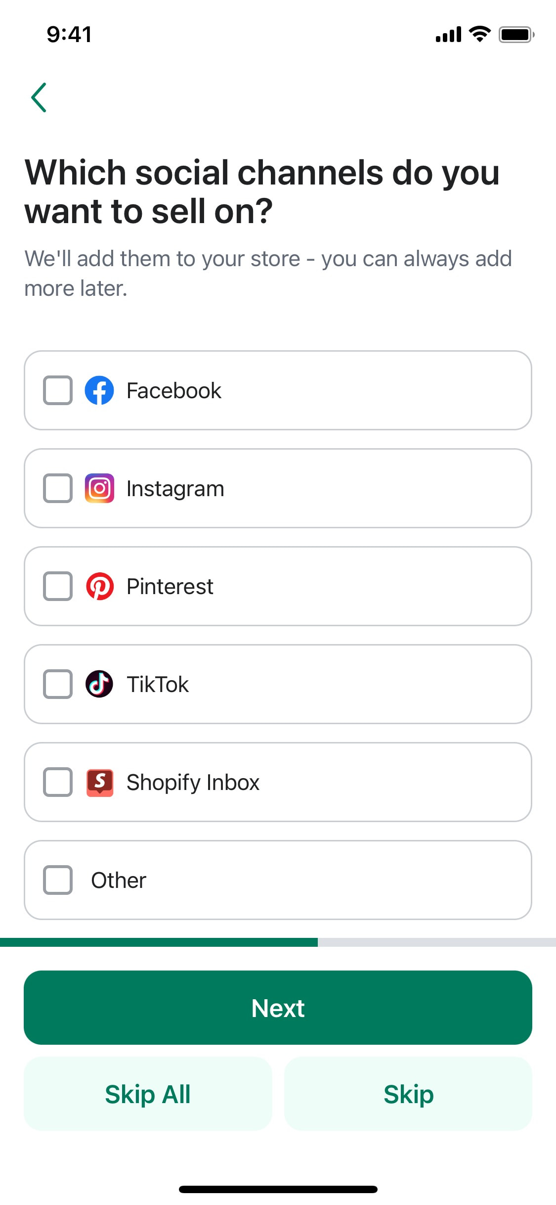 Shopify iOS screen 244