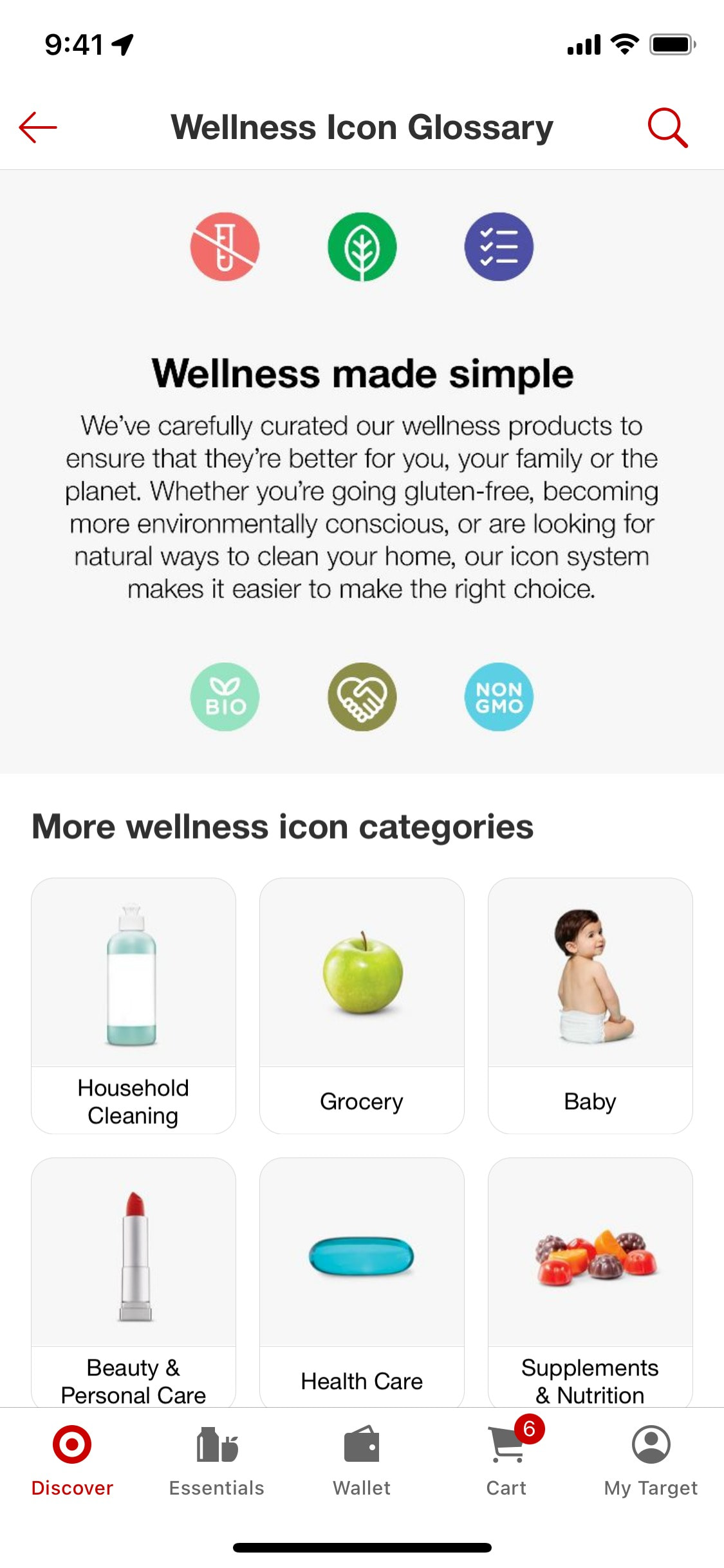Target iOS screen 161