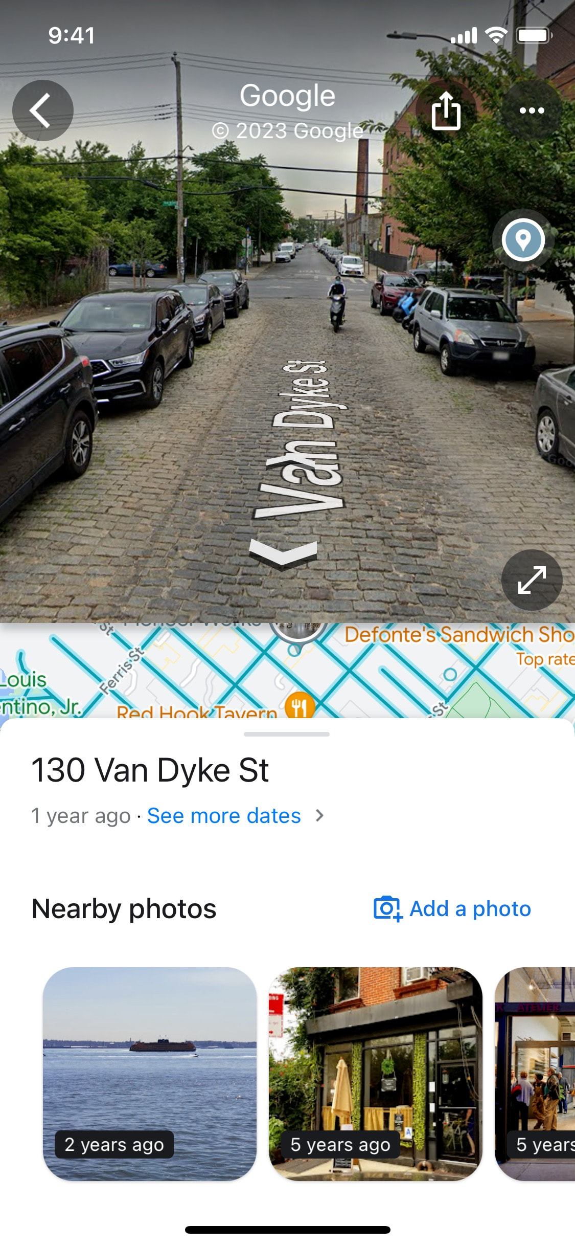 Google Maps iOS screen 206
