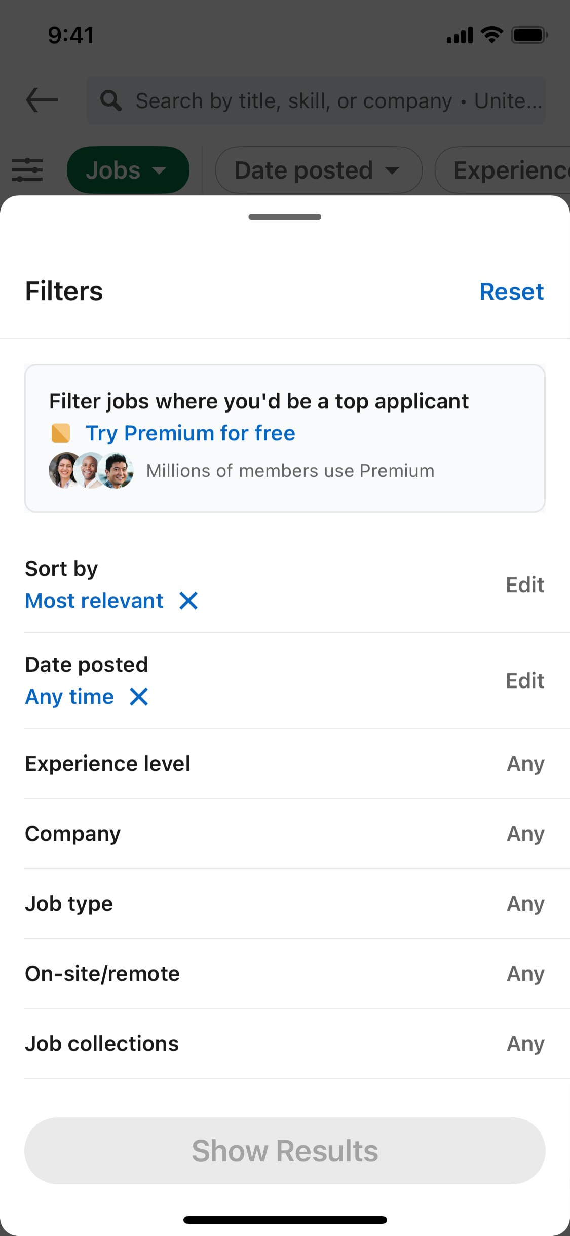 LinkedIn iOS screen 31