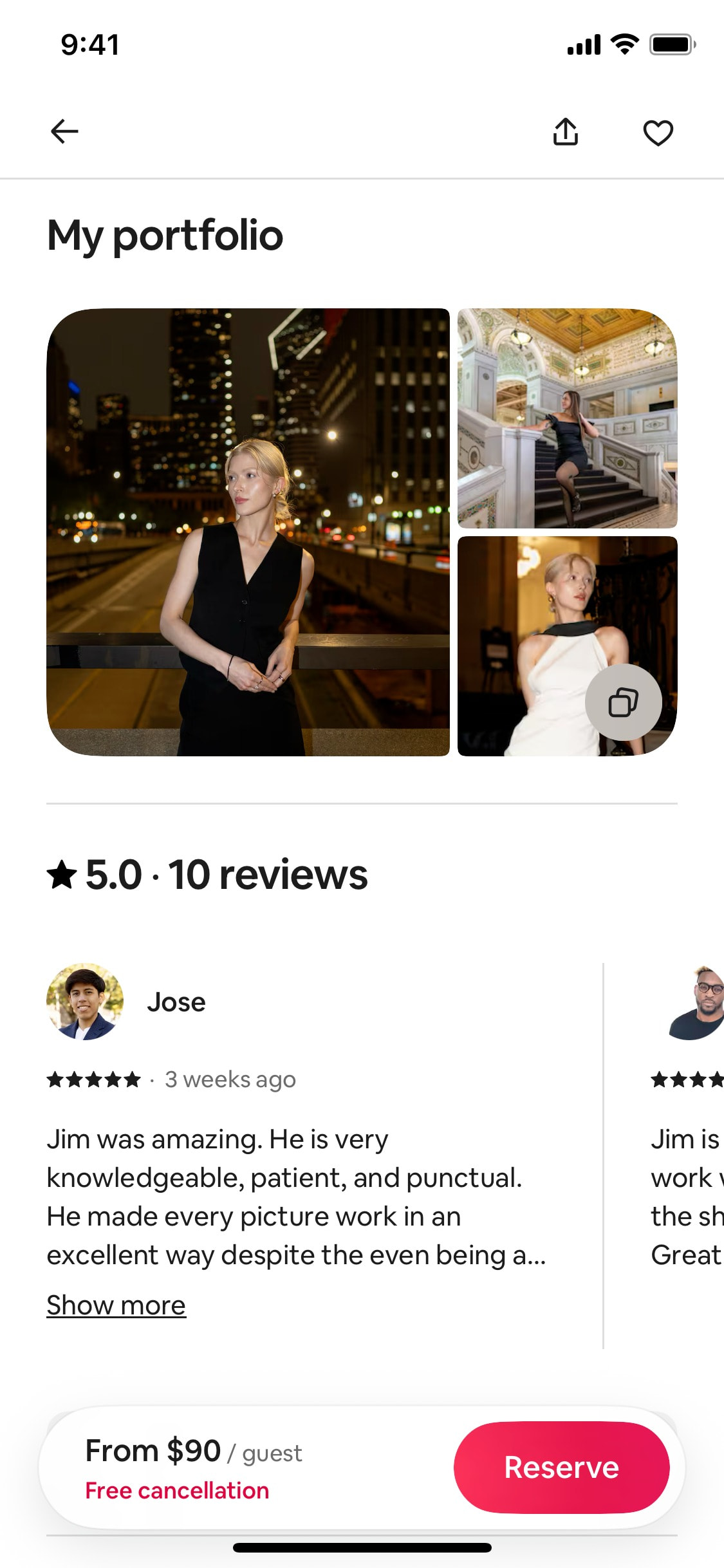 Airbnb iOS screen 139