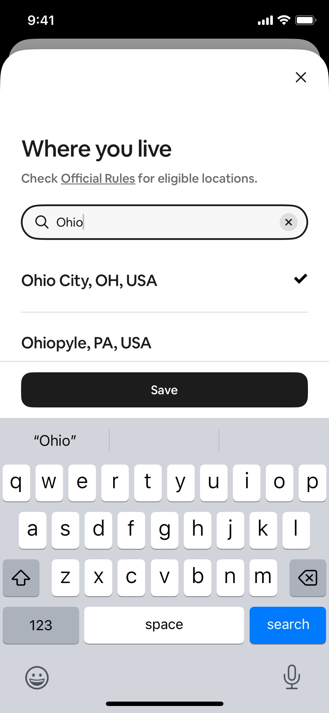 Airbnb iOS screen 498