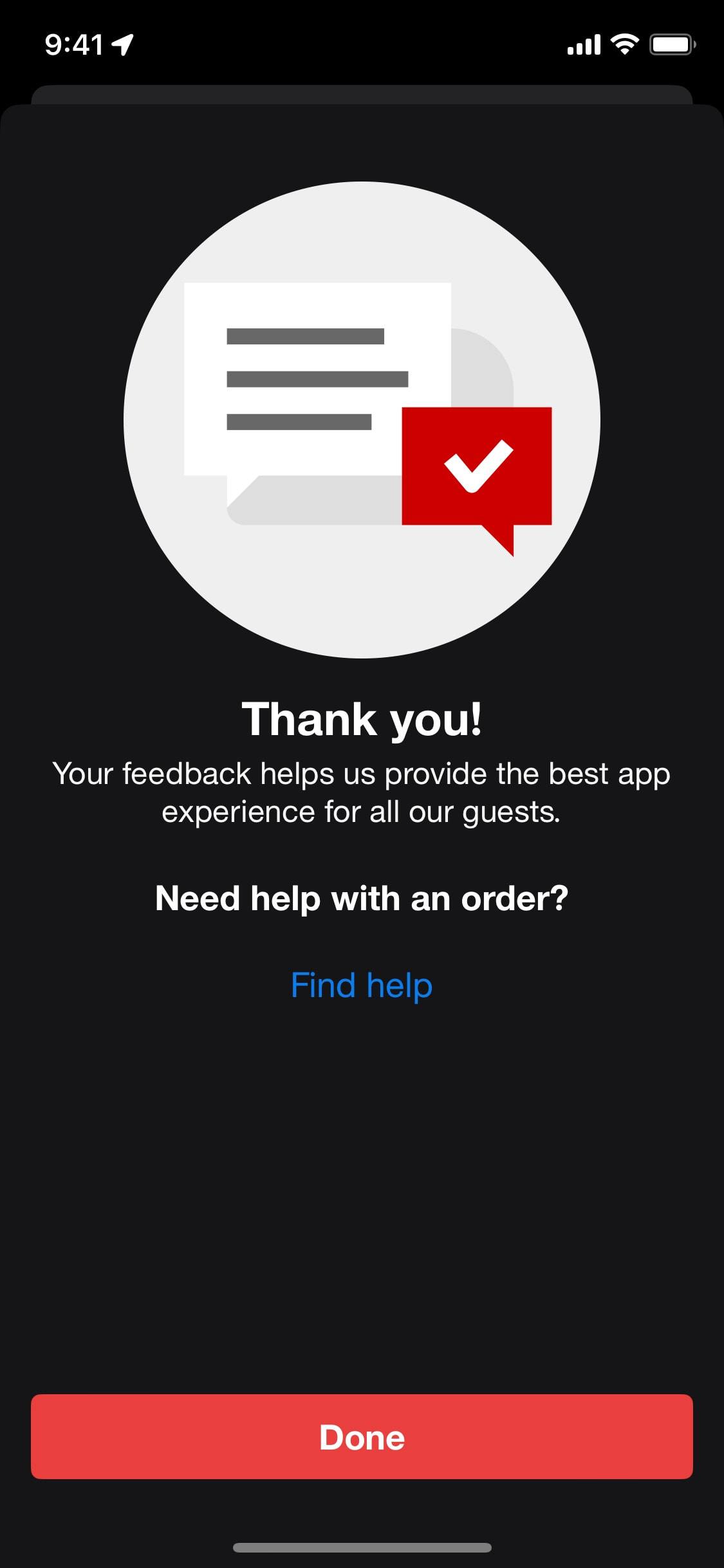 Target iOS screen 502