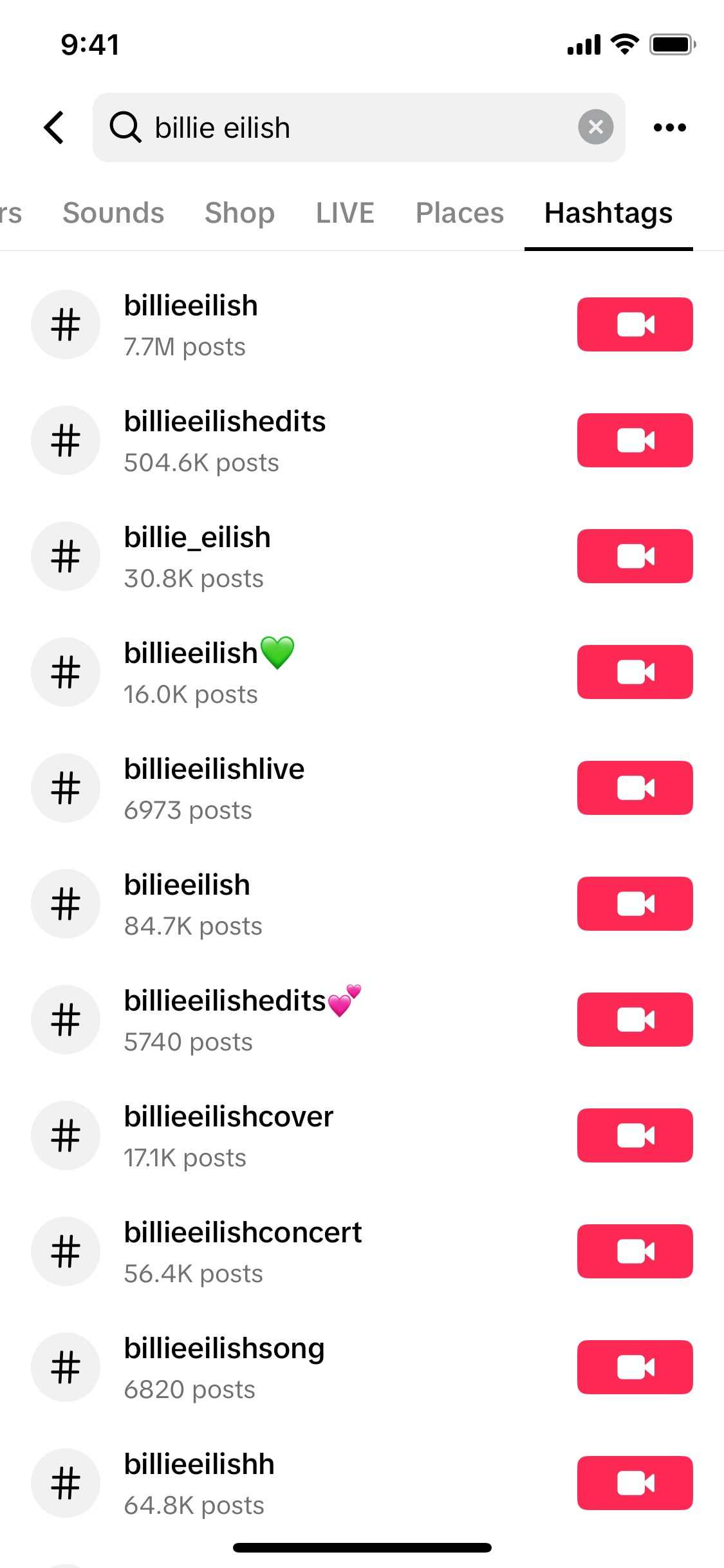 TikTok iOS screen 808