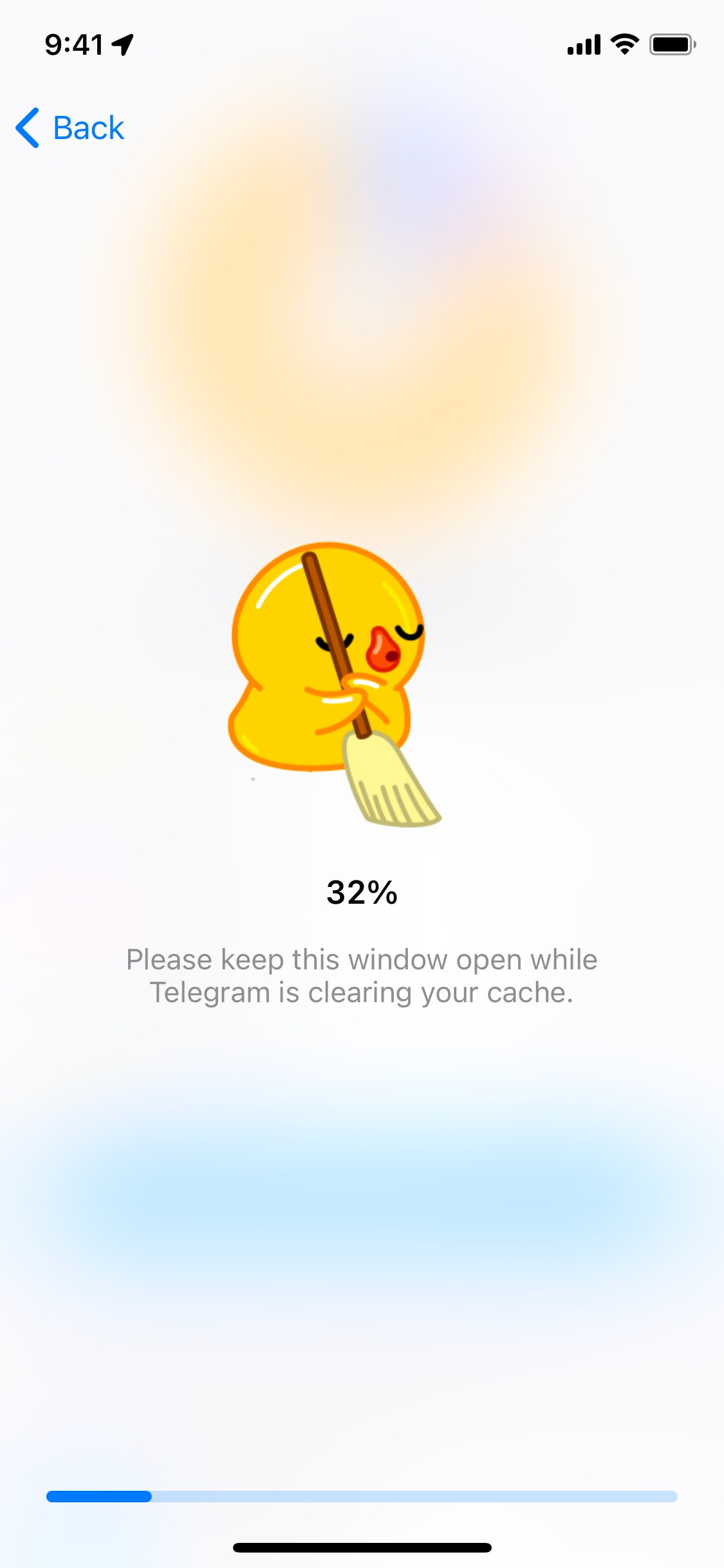 Telegram iOS screen 333