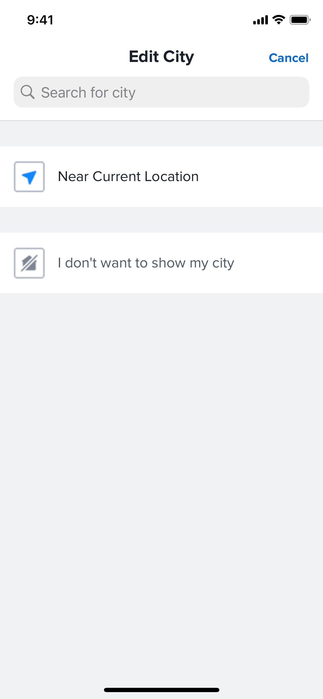Tinder iOS screen 140