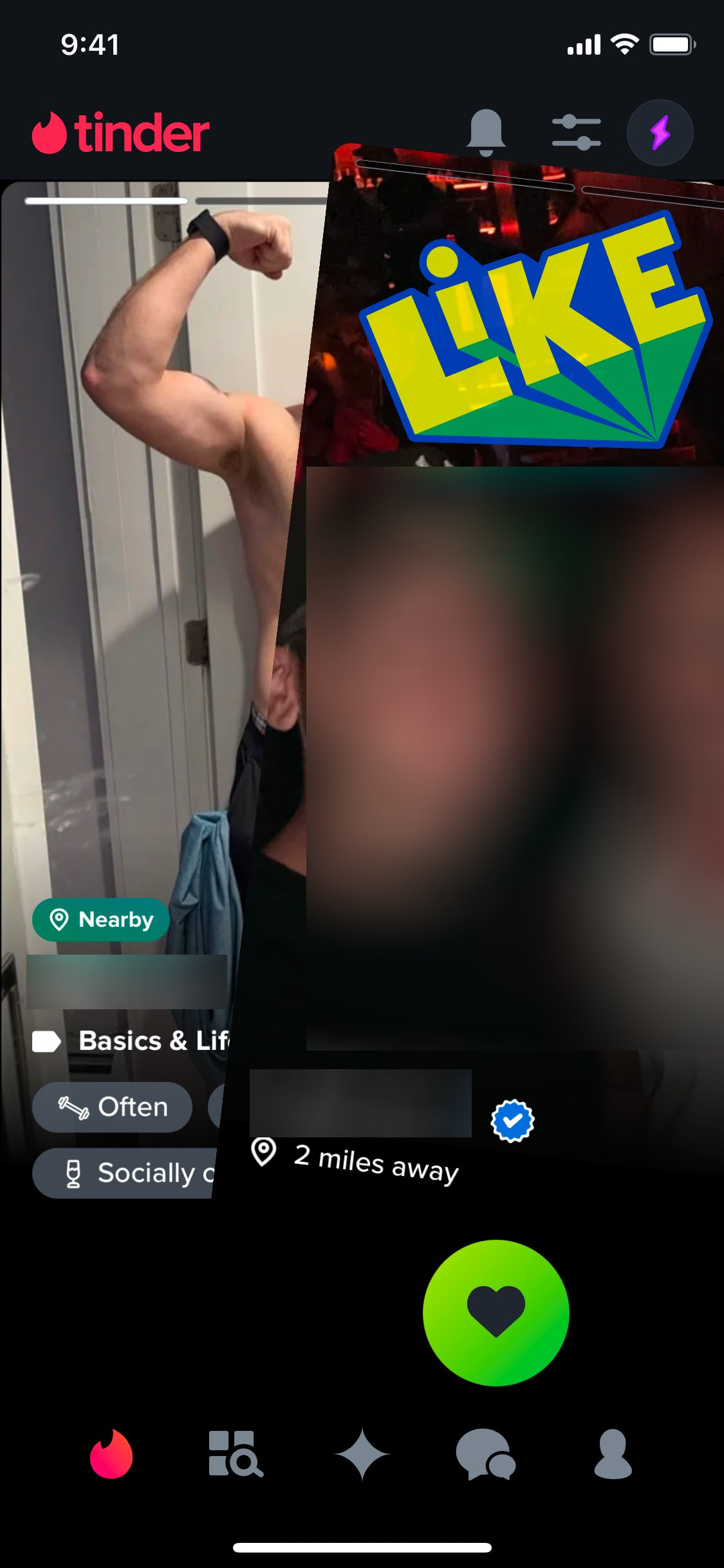 Tinder iOS screen 30