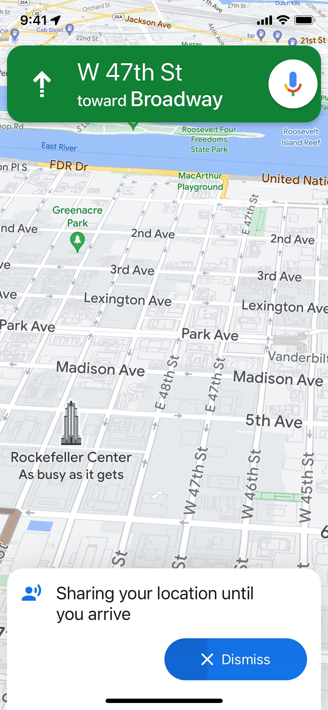 Google Maps iOS screen 627