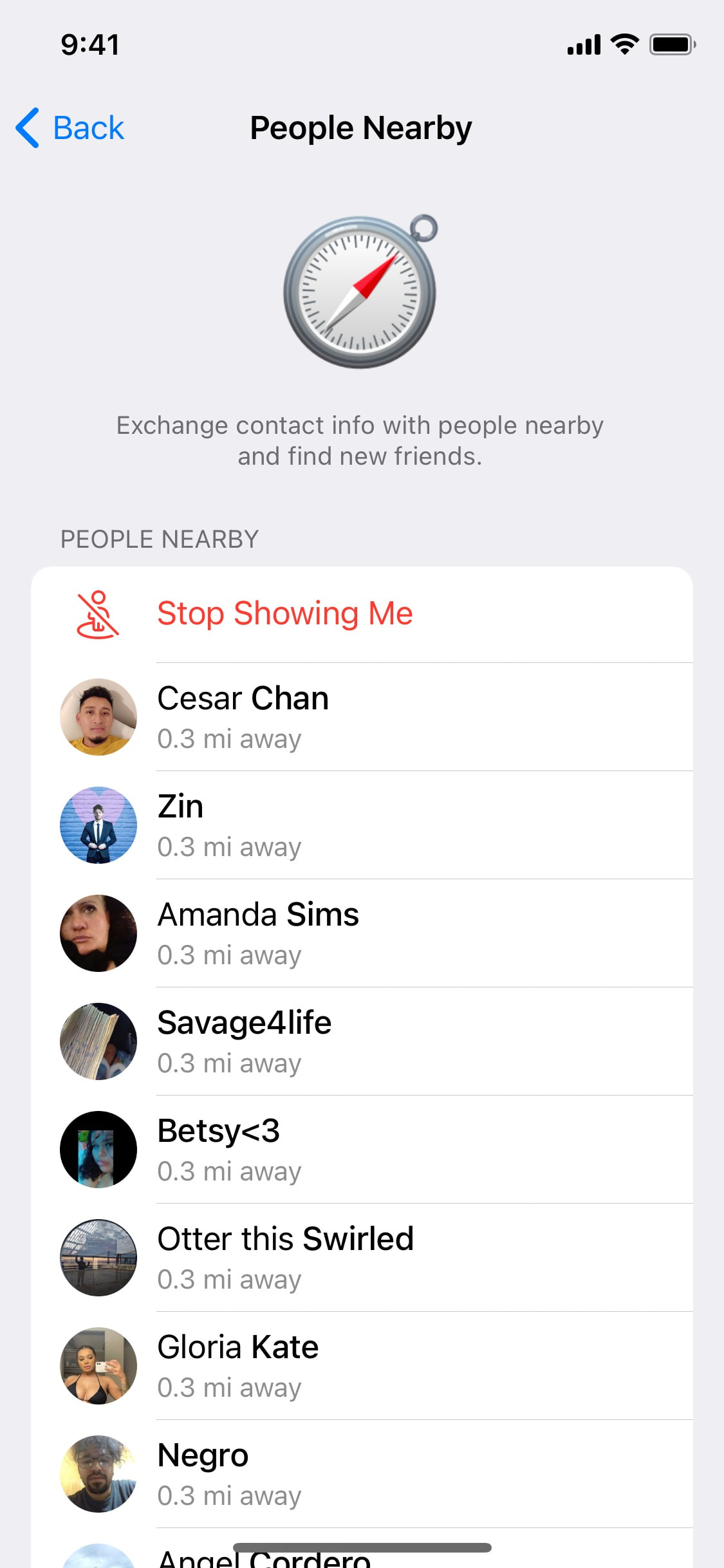 Telegram iOS screen 190