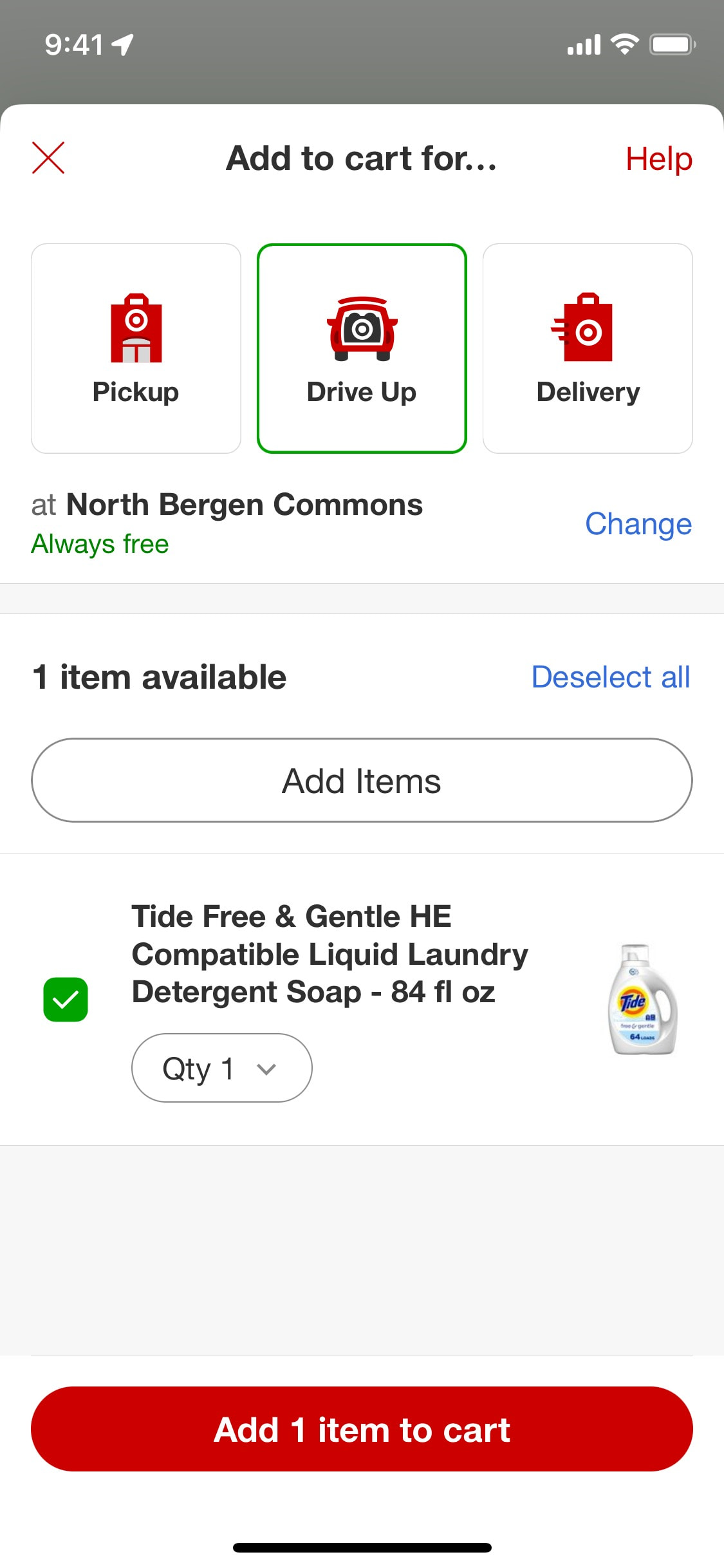 Target iOS screen 193