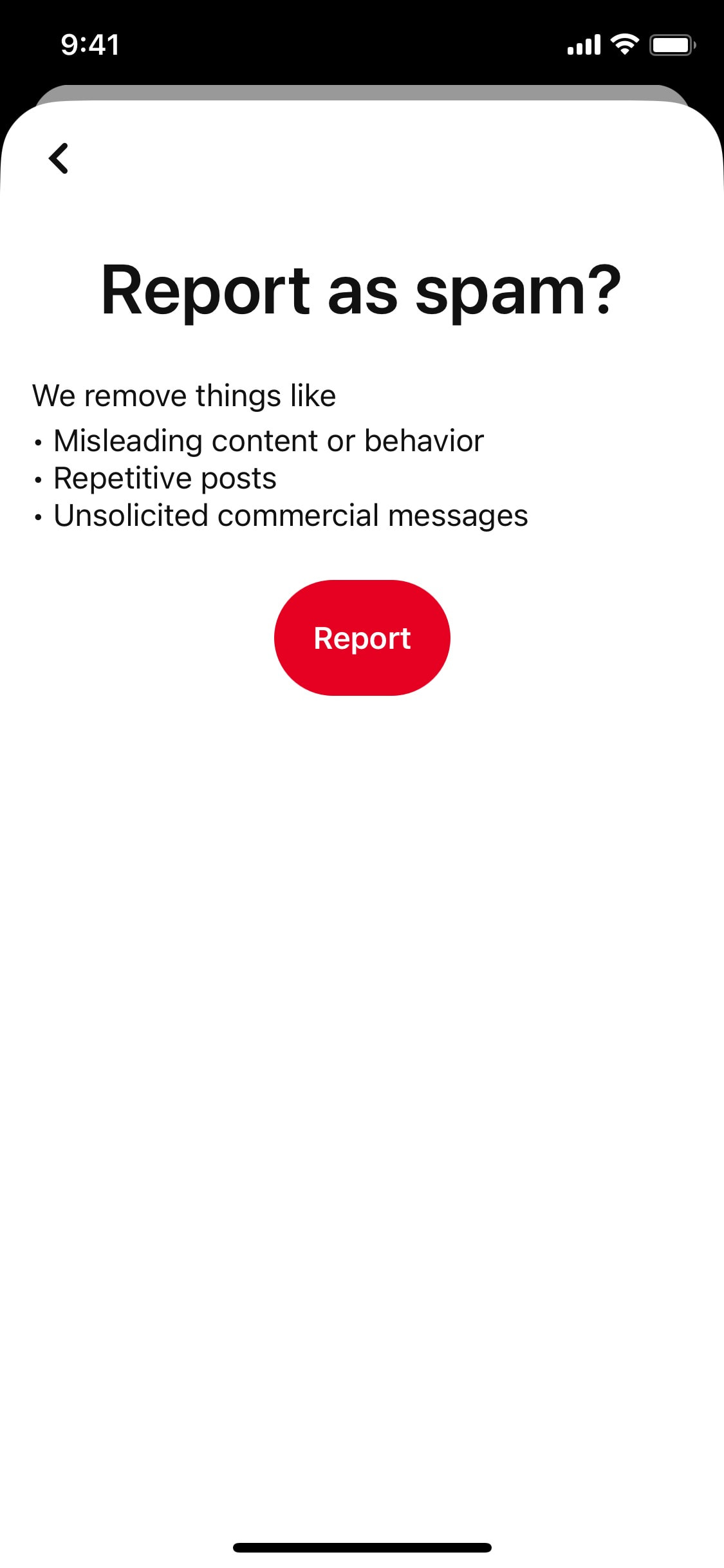 Pinterest iOS screen 293