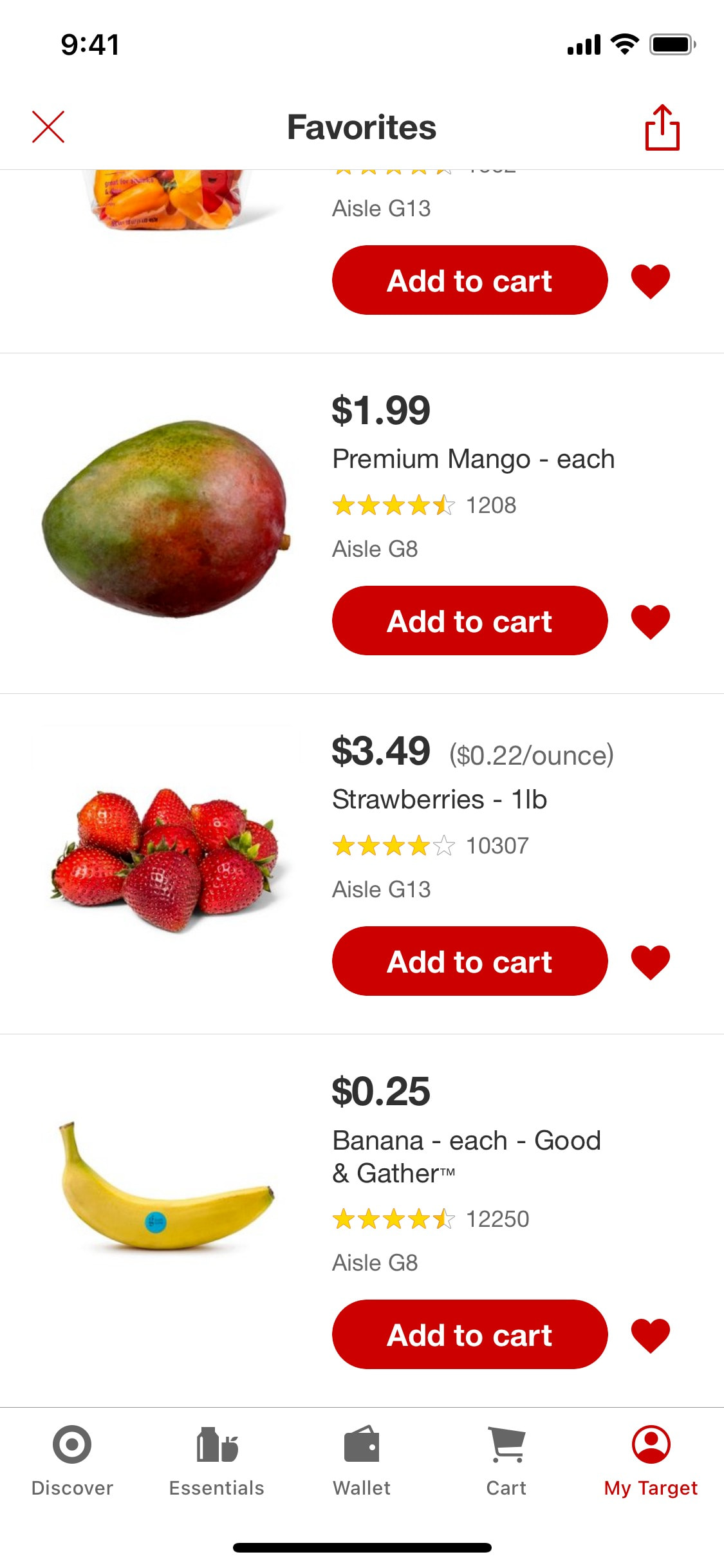 Target iOS screen 187