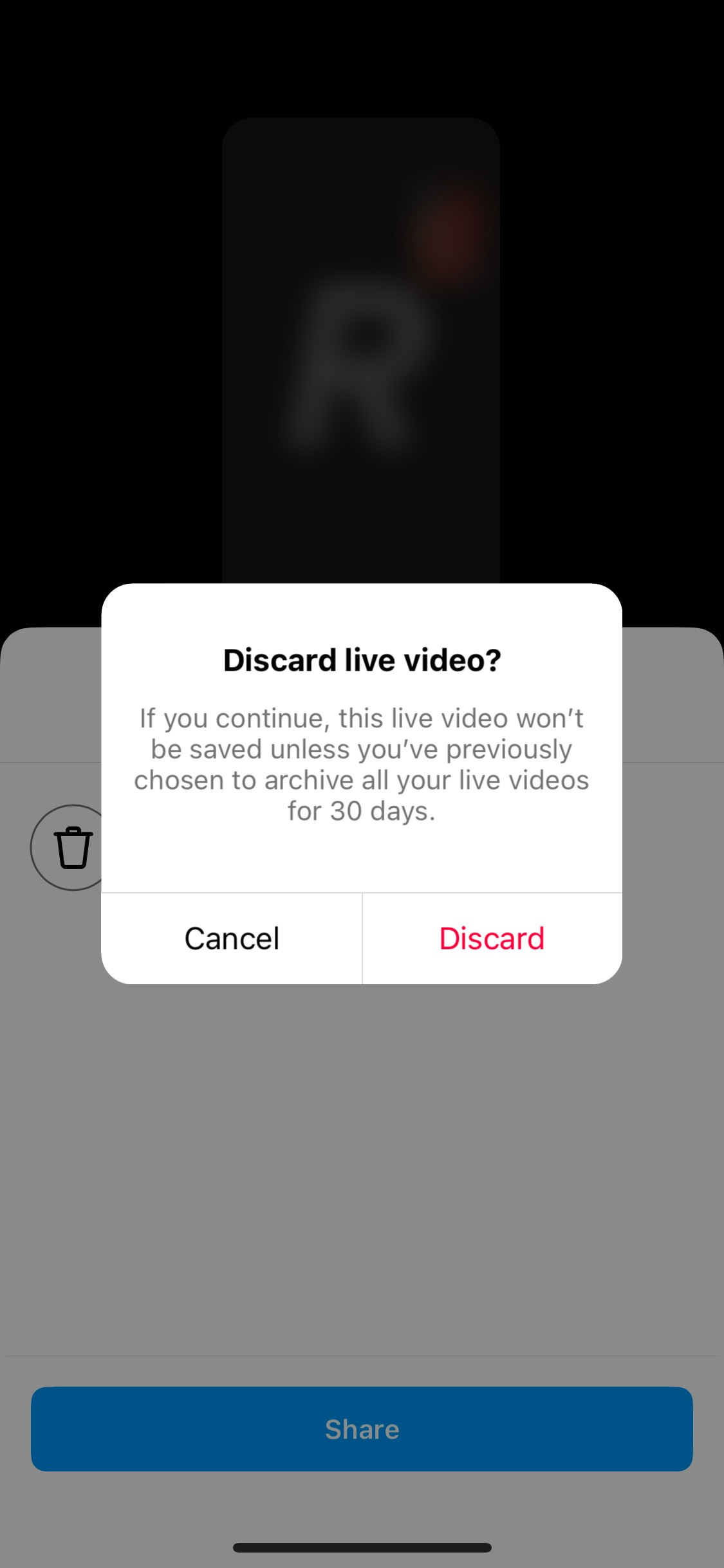 Instagram iOS screen 367