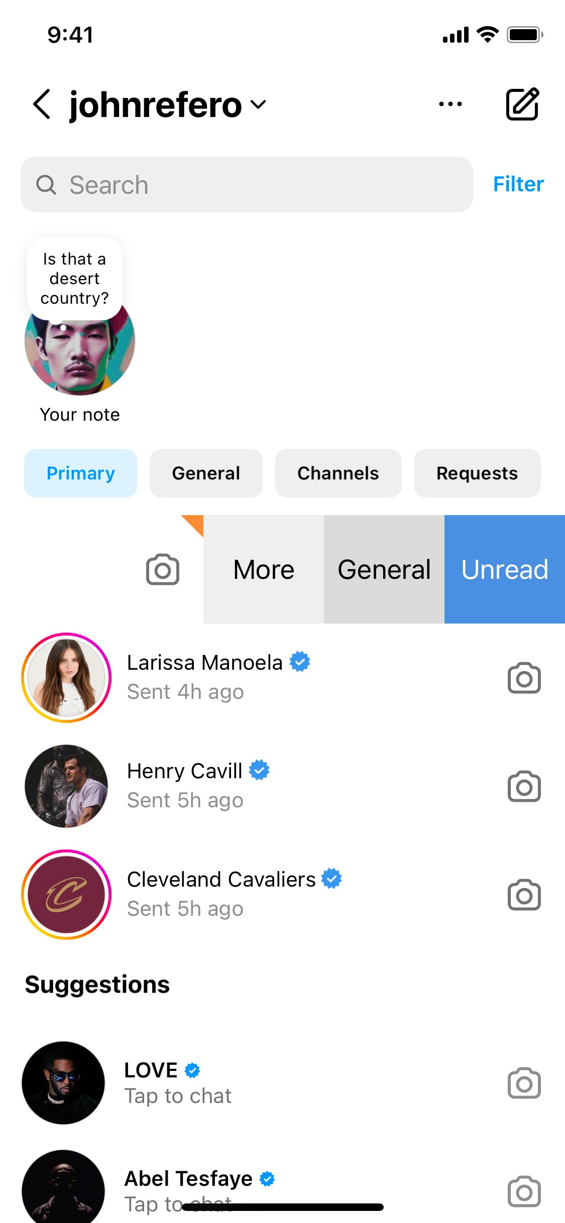Instagram iOS screen 457