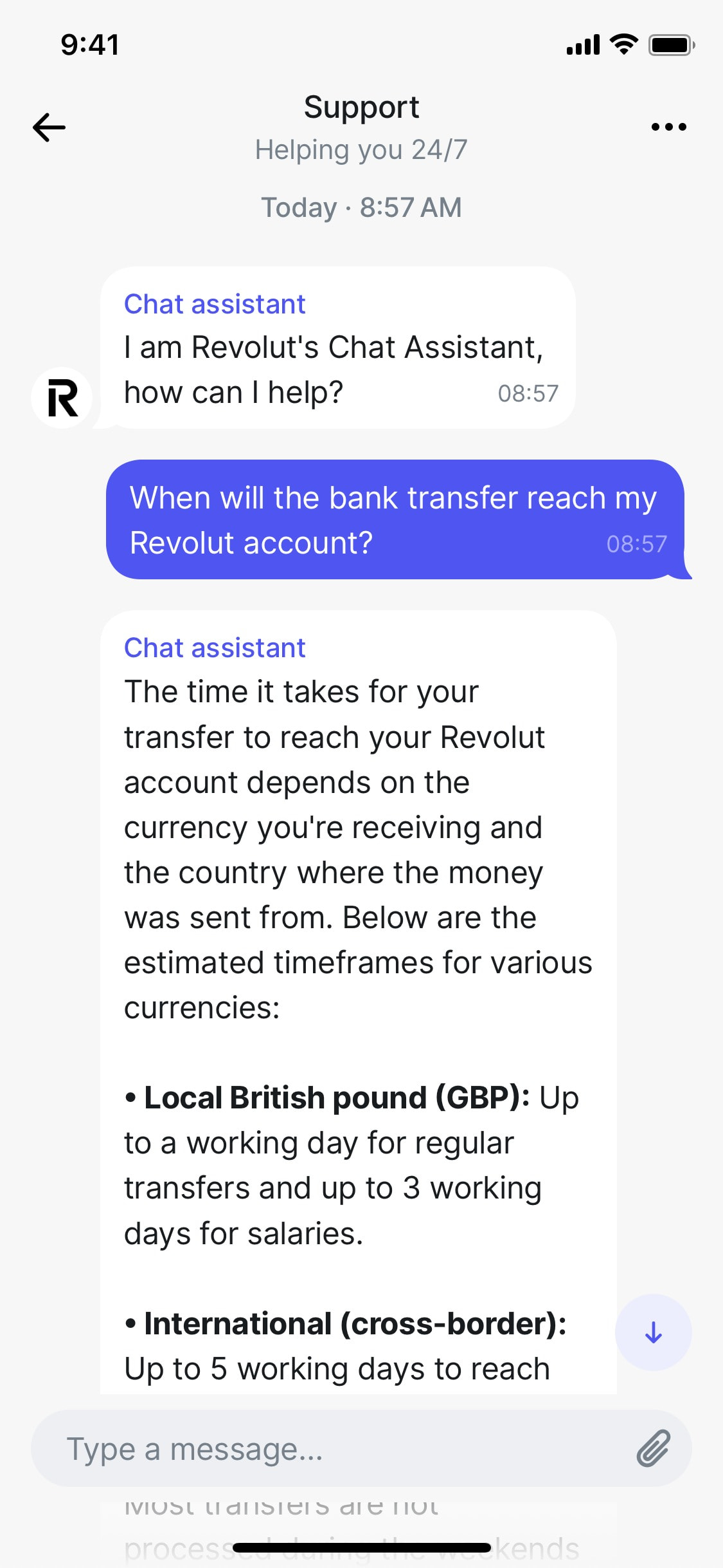 Revolut iOS screen 588