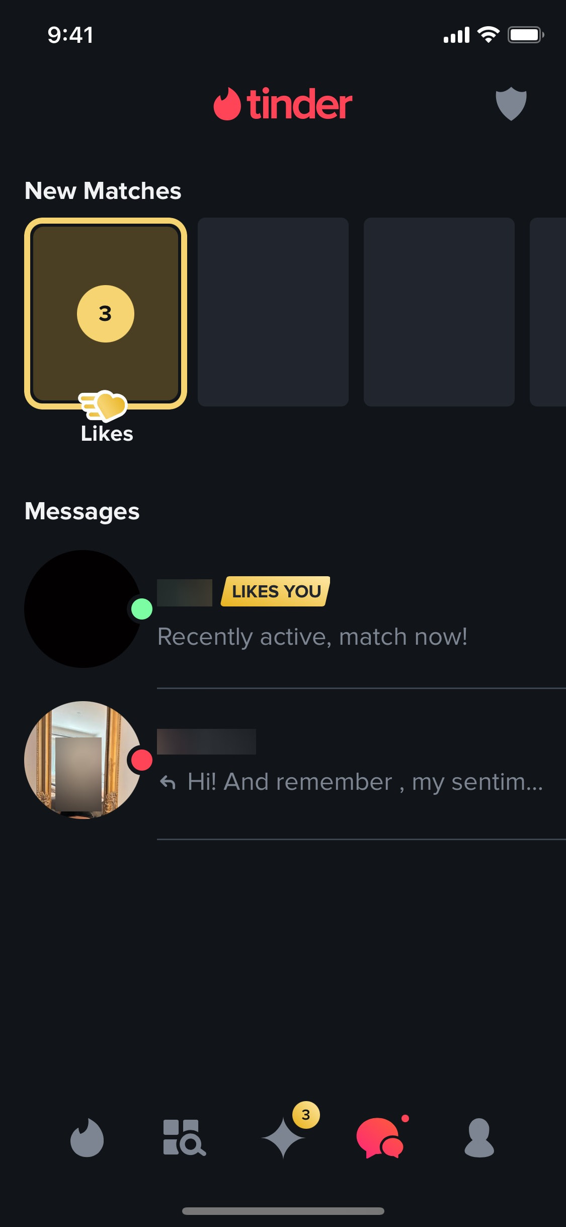 Tinder iOS screen 10