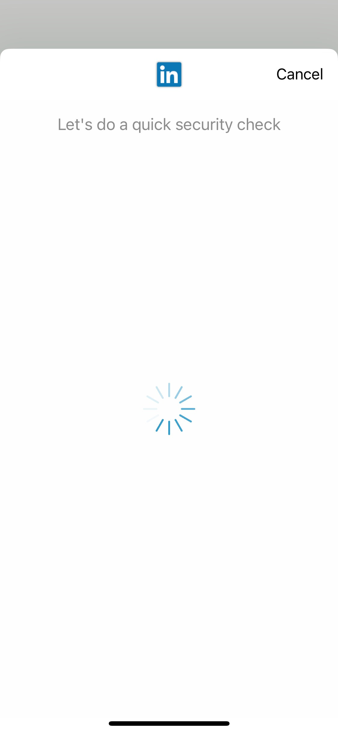 LinkedIn iOS screen 200