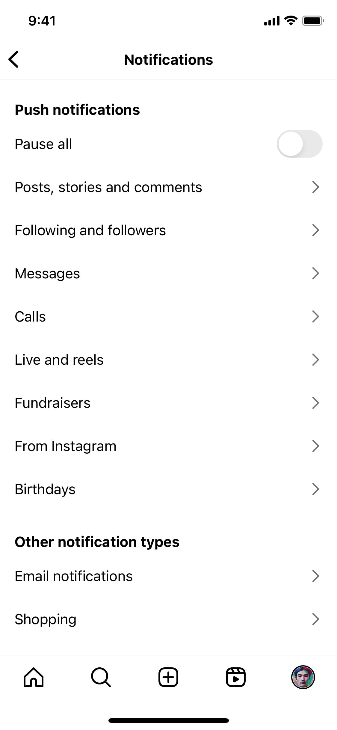 Instagram iOS screen 951