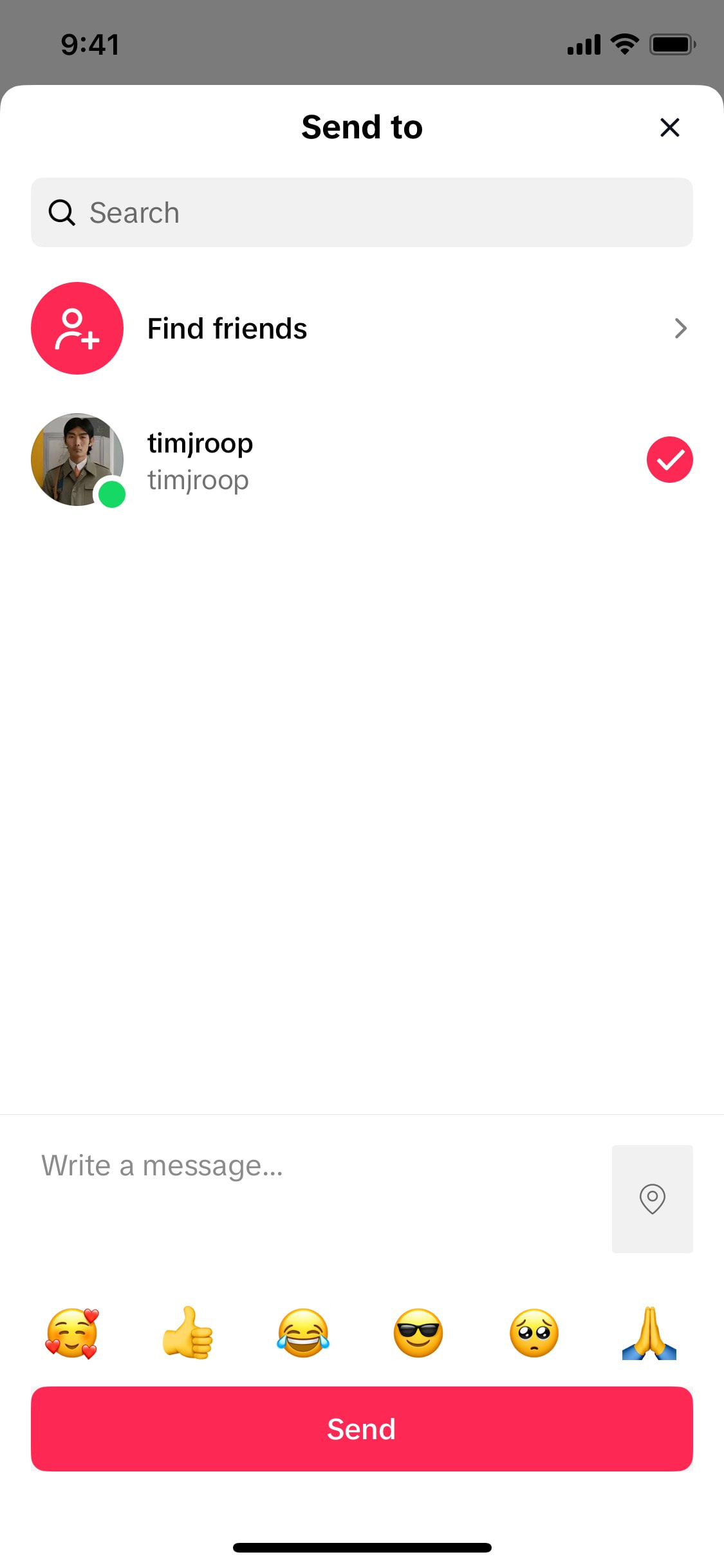 TikTok iOS screen 887