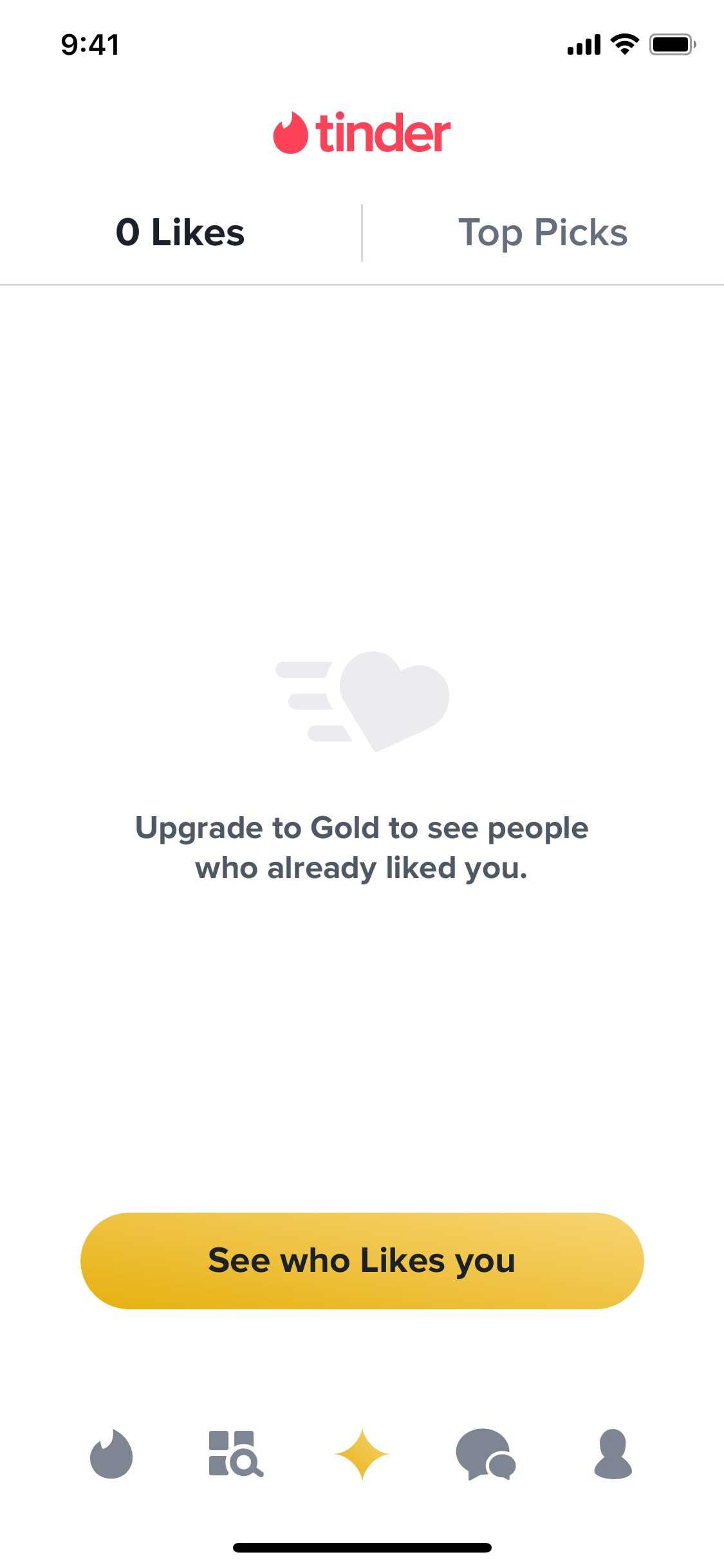 Tinder iOS screen 35
