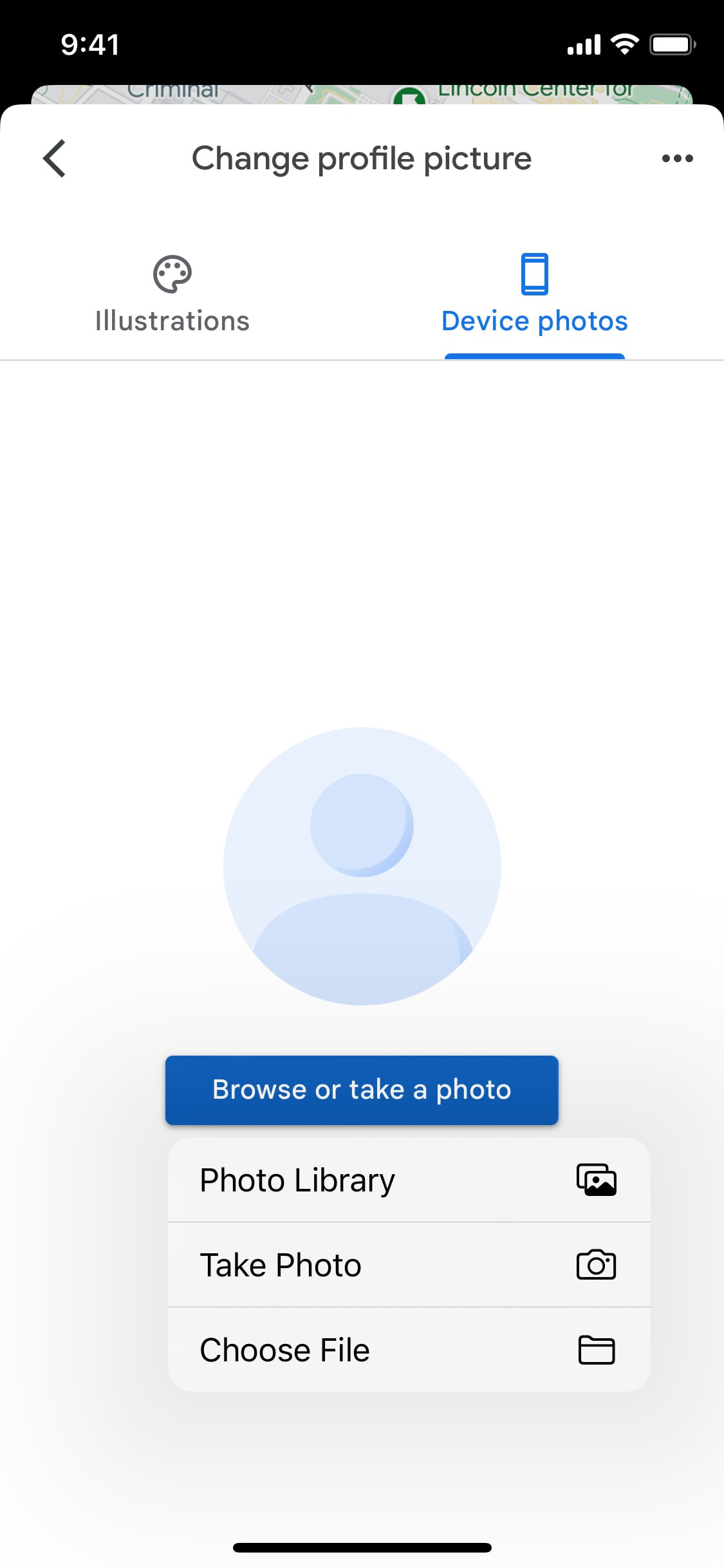 Google Maps iOS screen 657