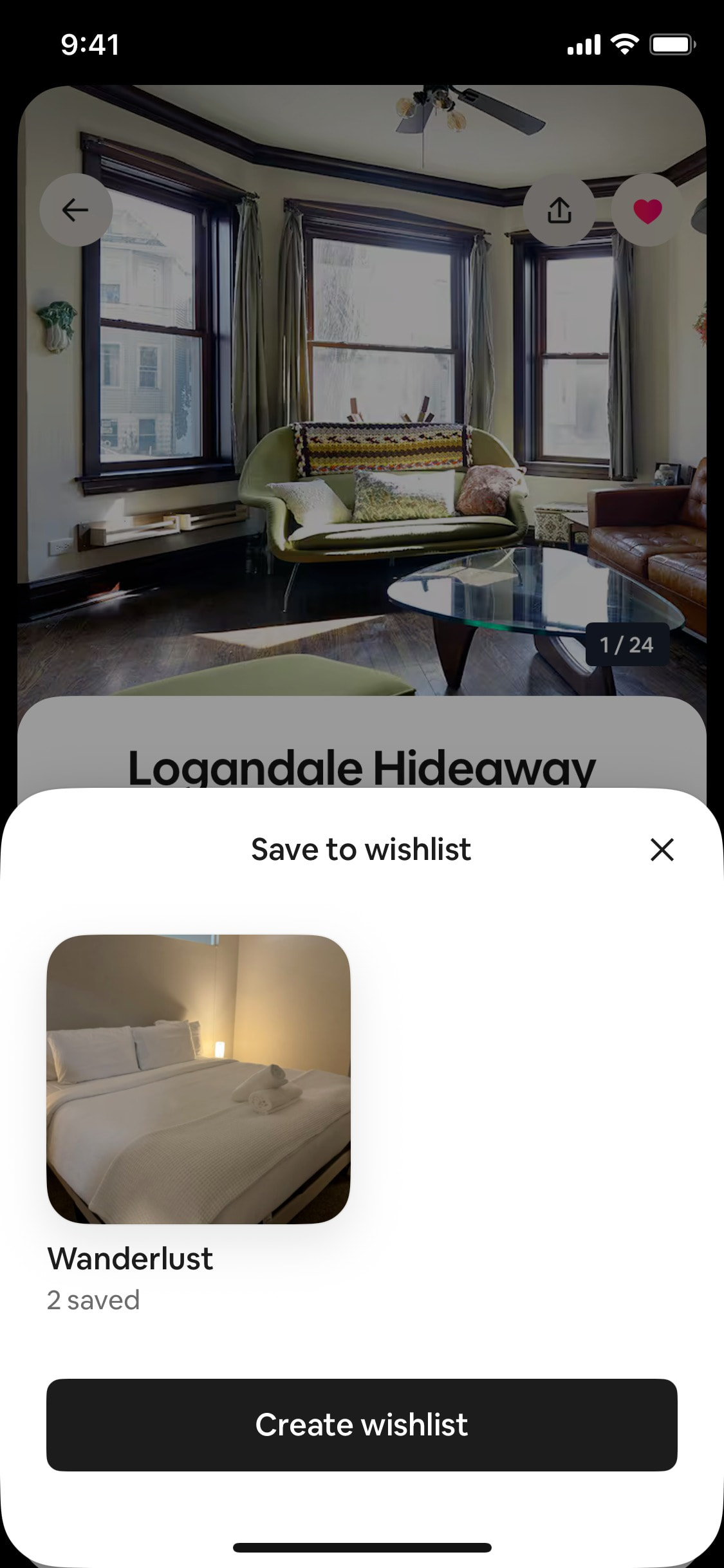 Airbnb iOS screen 403