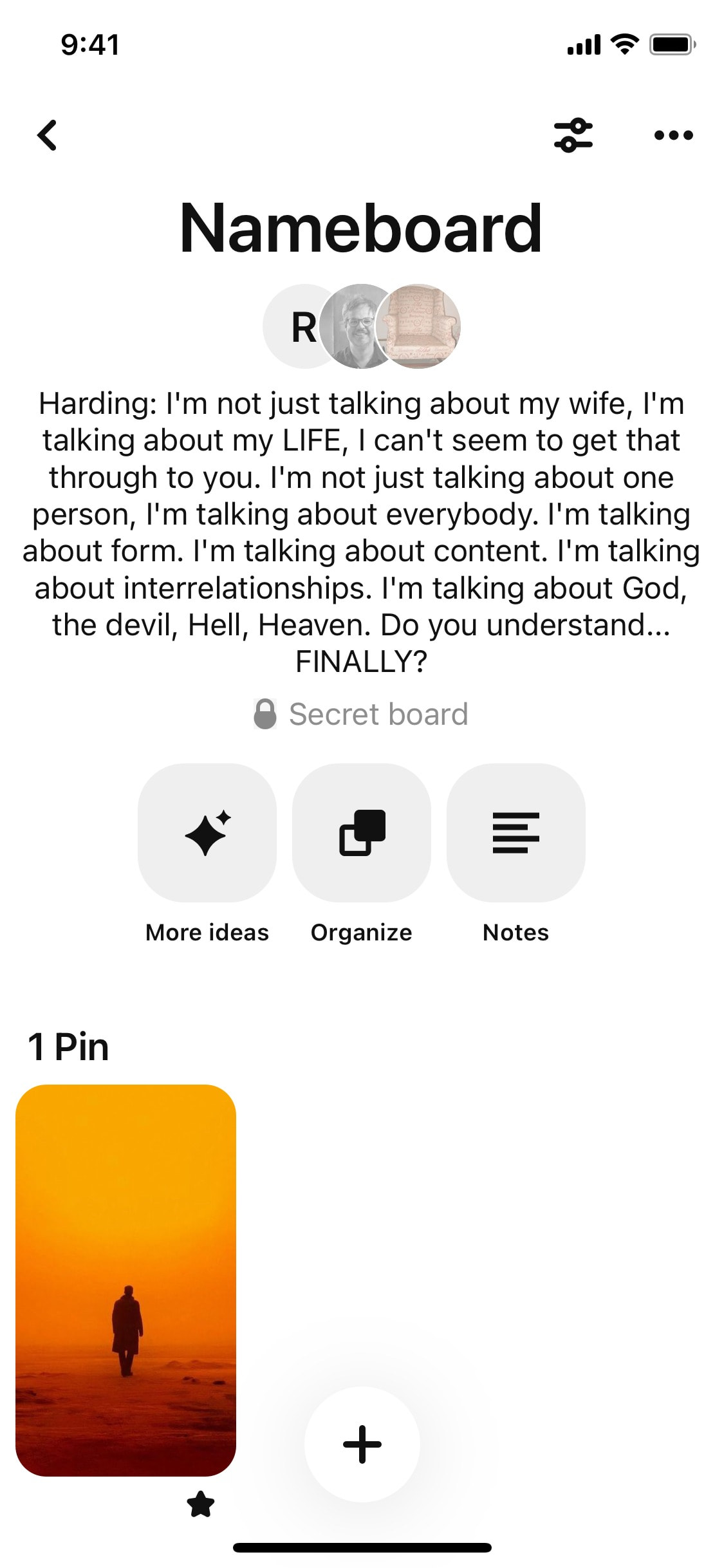 Pinterest iOS screen 434