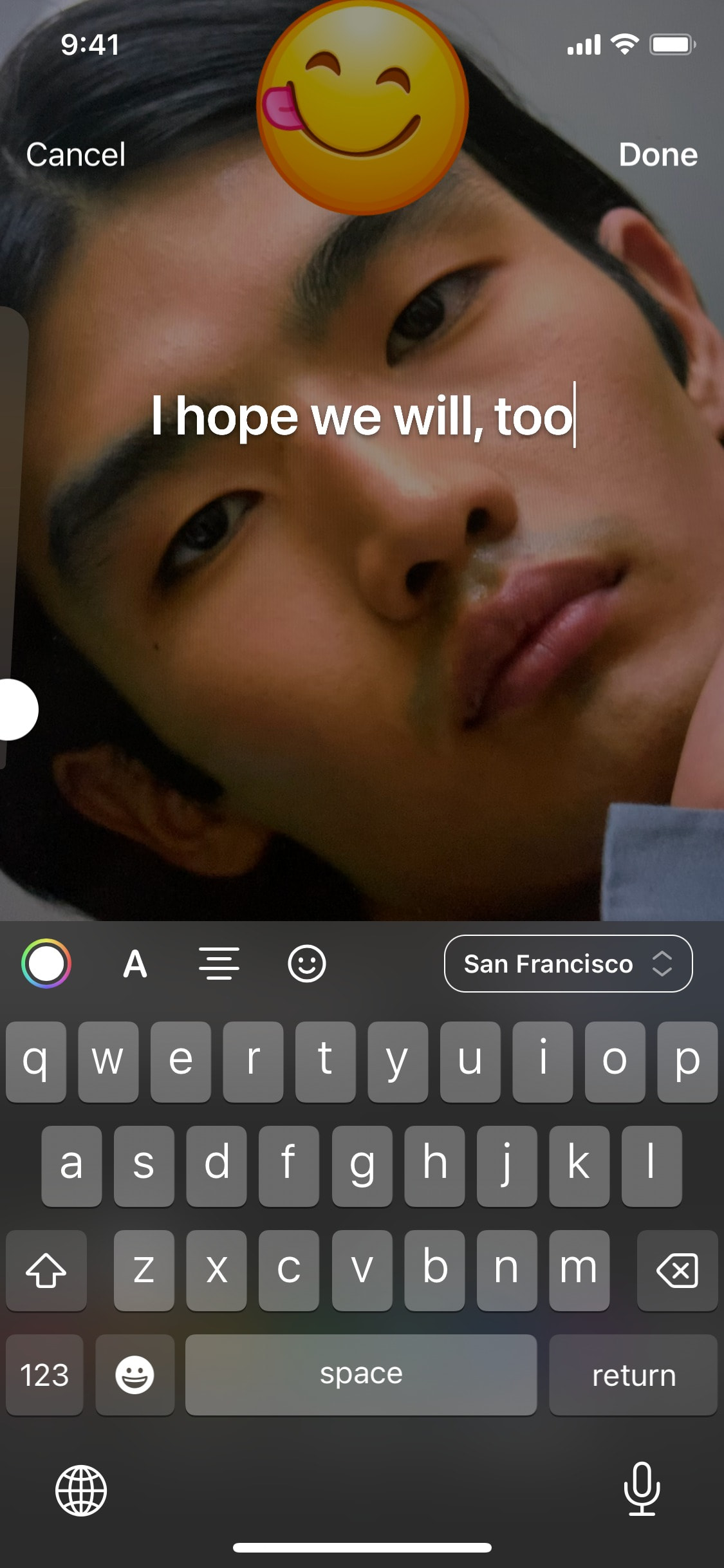 Telegram iOS screen 802