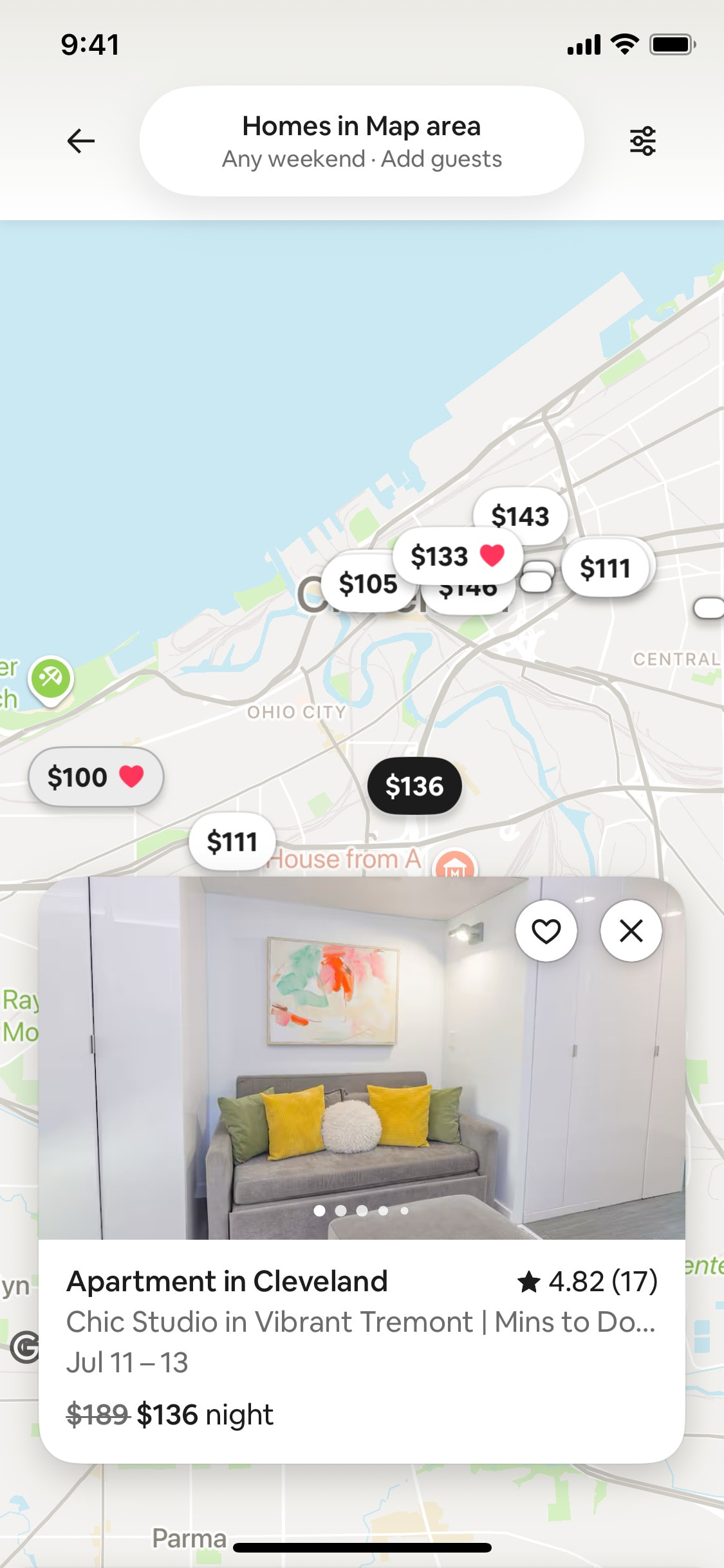 Airbnb iOS screen 506