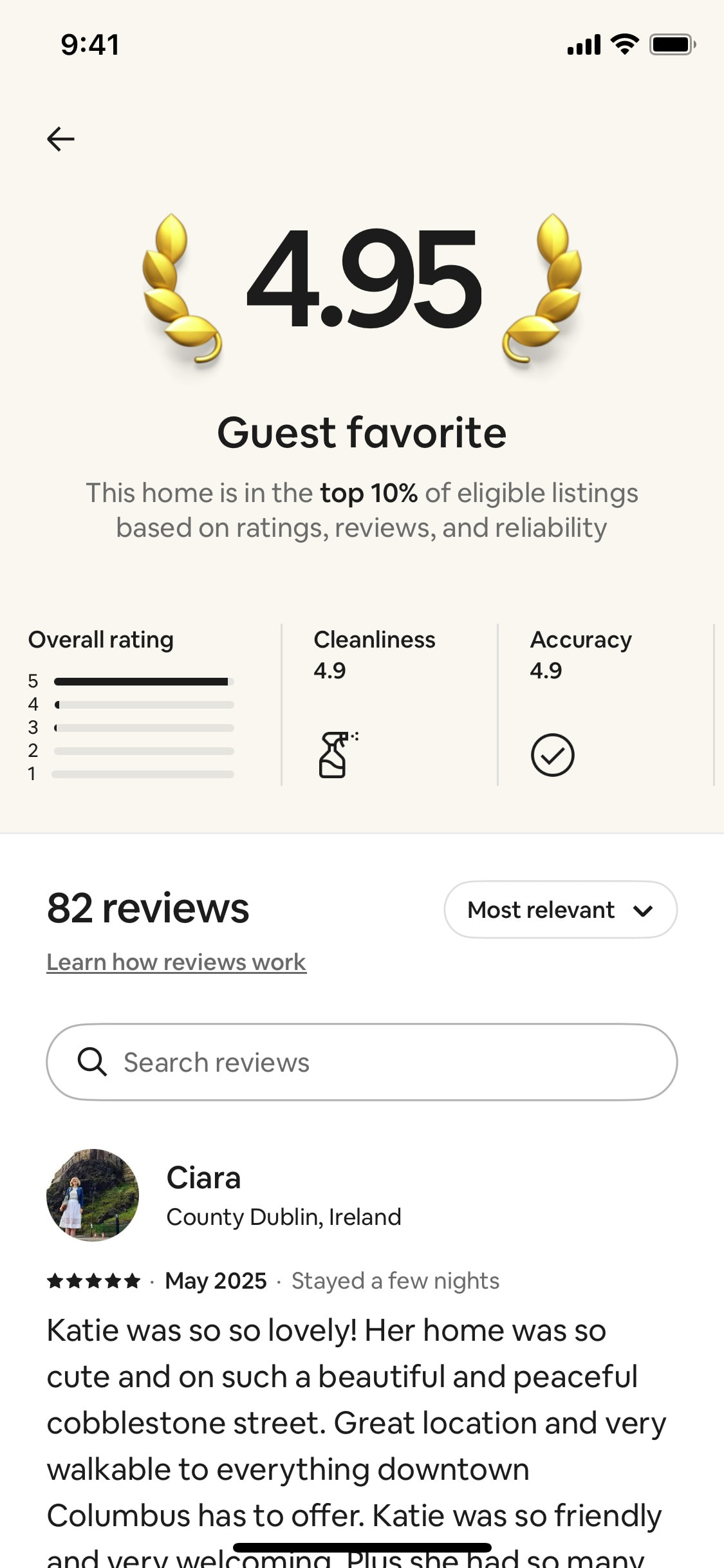 Airbnb iOS screen 355